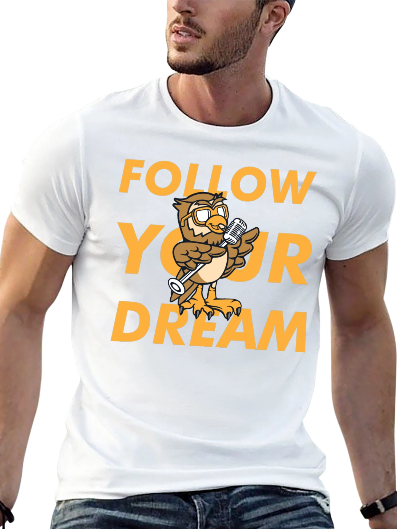Follow Your Dream T-Shirt - Owl Design