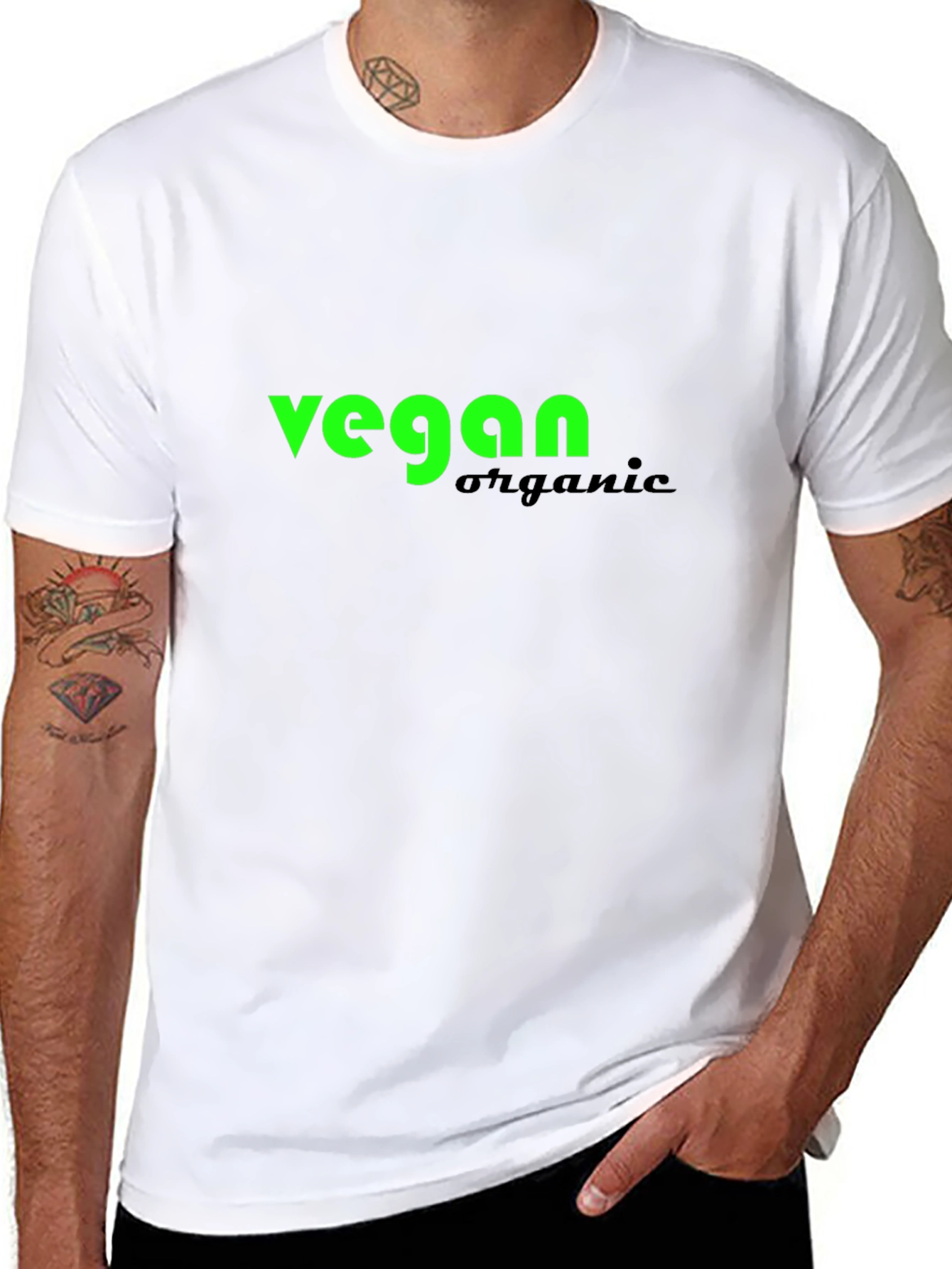 Vegan Organic Black T-Shirt