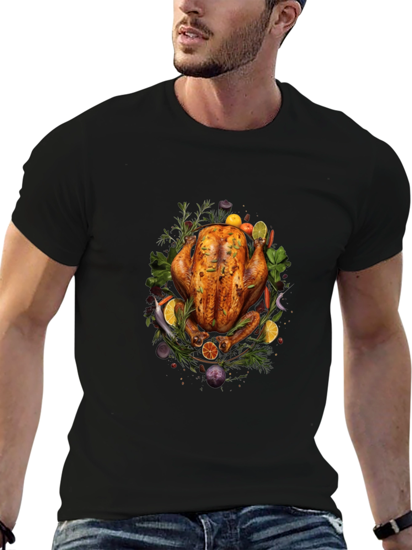 Thanksgiving Feast T-Shirt: Roasted Turkey Dinner