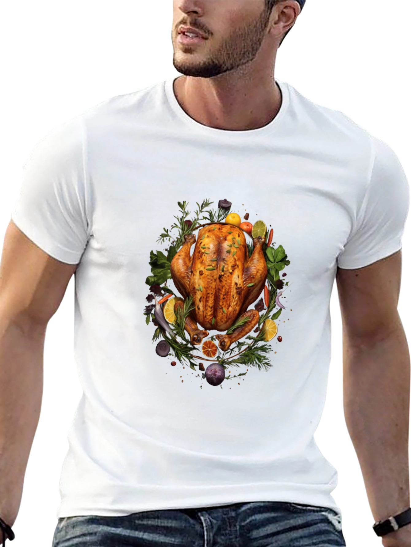 Thanksgiving Feast T-Shirt: Roasted Turkey Dinner