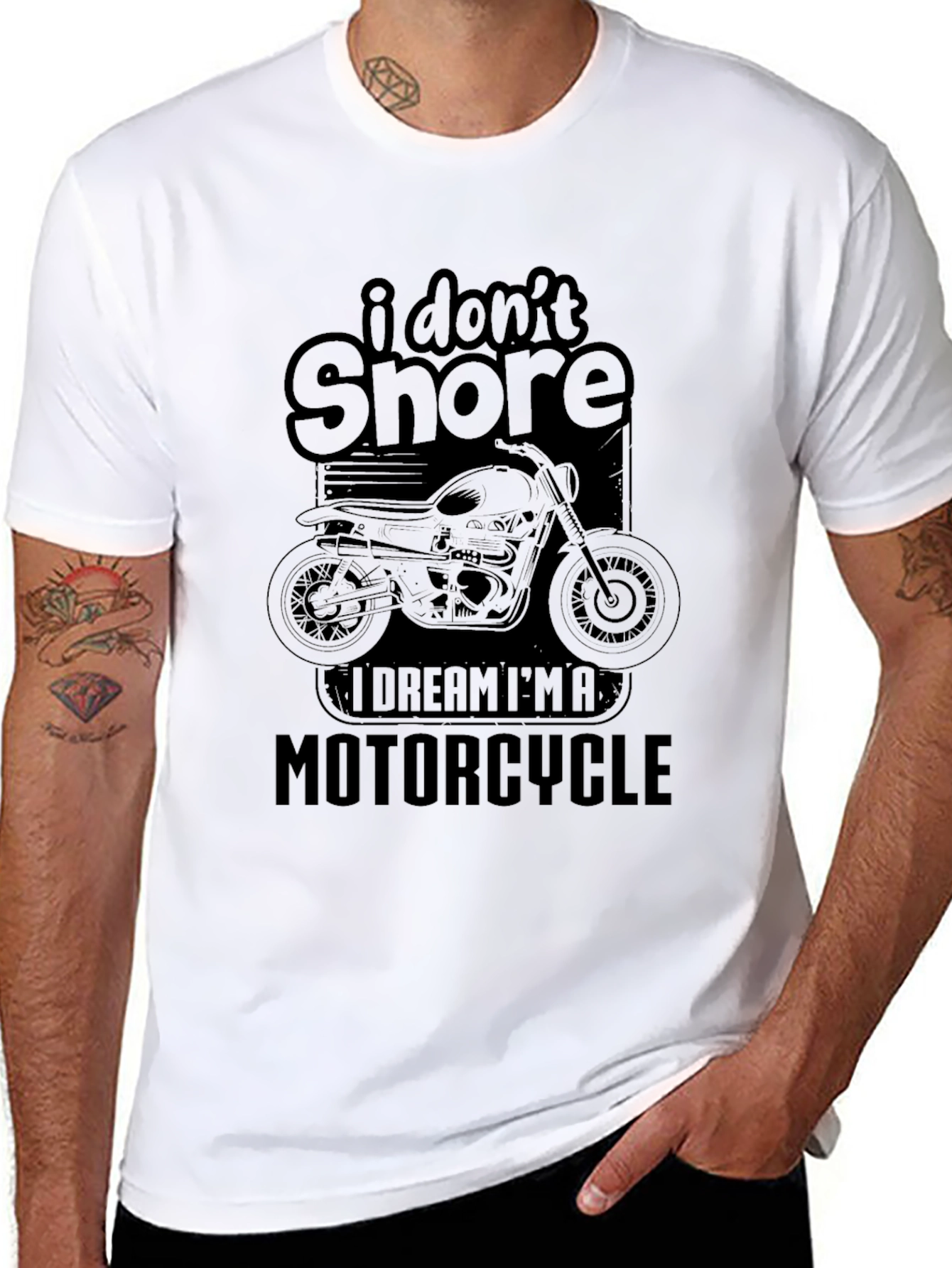 I Dont Snore Motorcycle T-Shirt