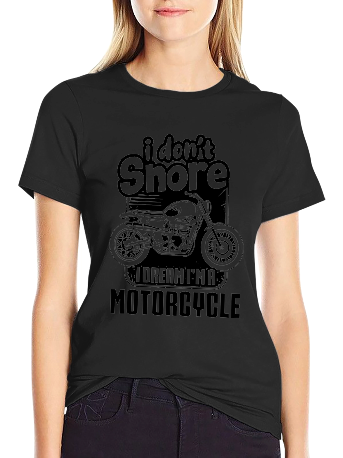 I Dont Snore Motorcycle T-Shirt