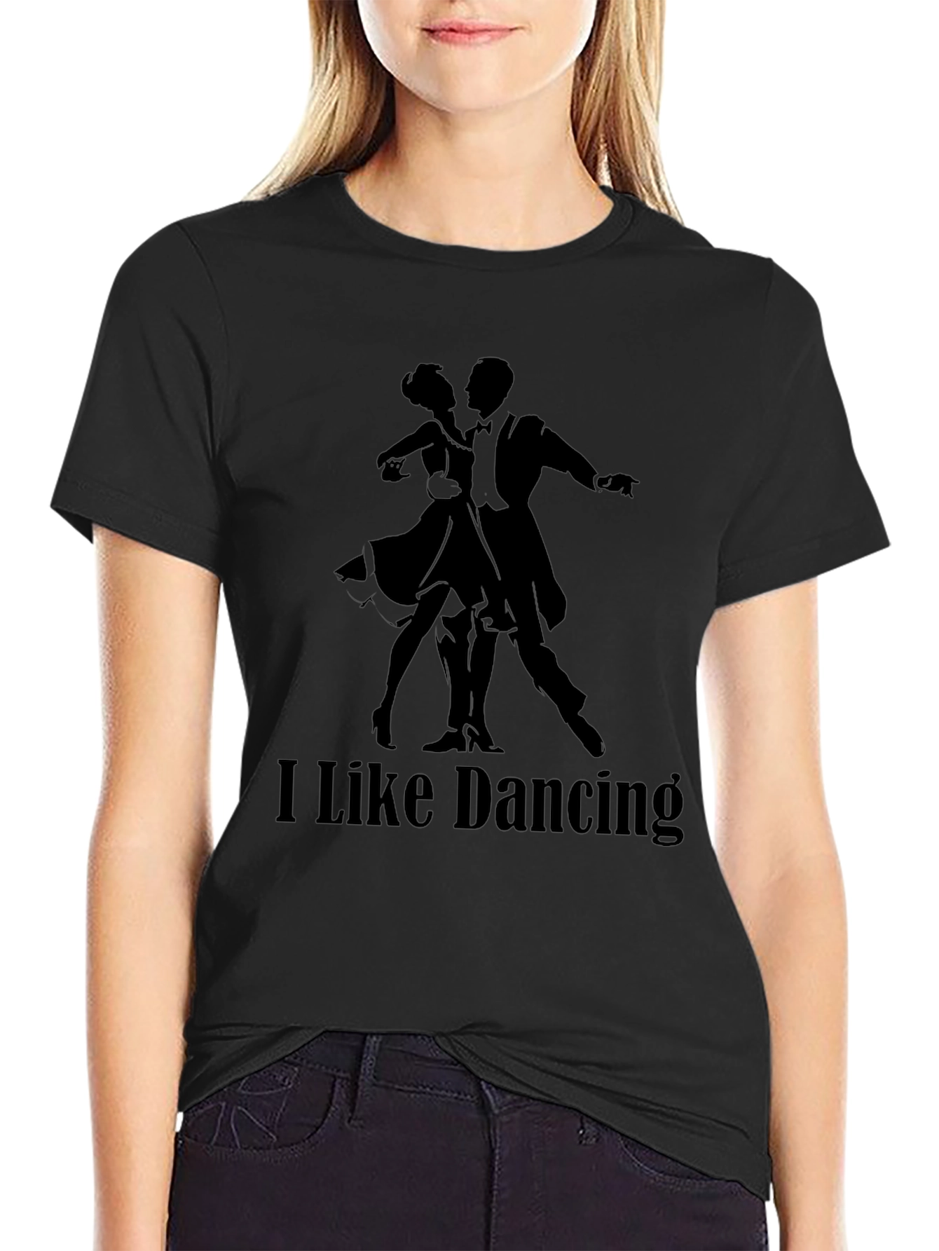I Like Dancing T-Shirt - Elegant Ballroom Design
