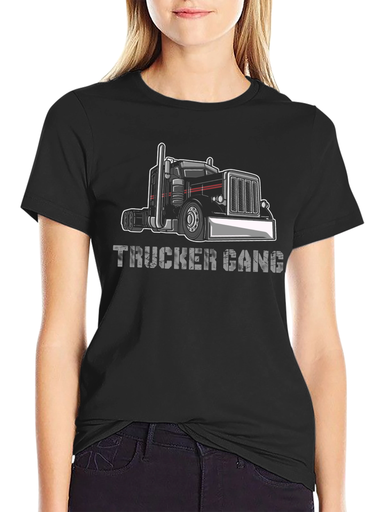 Trucker Gang Black T-Shirt