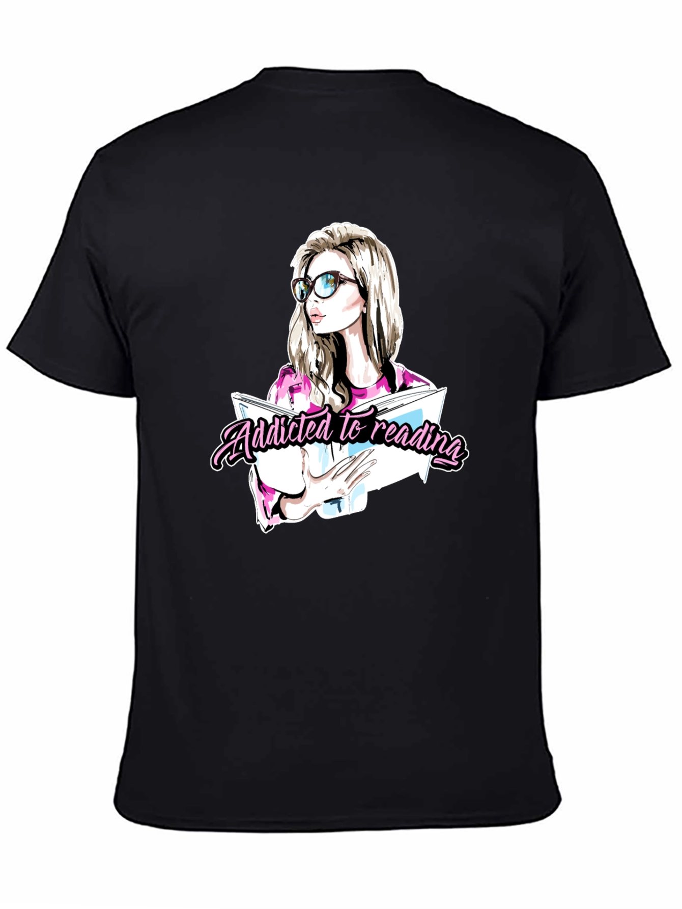 Addicted to Reading Graphic T-Shirt