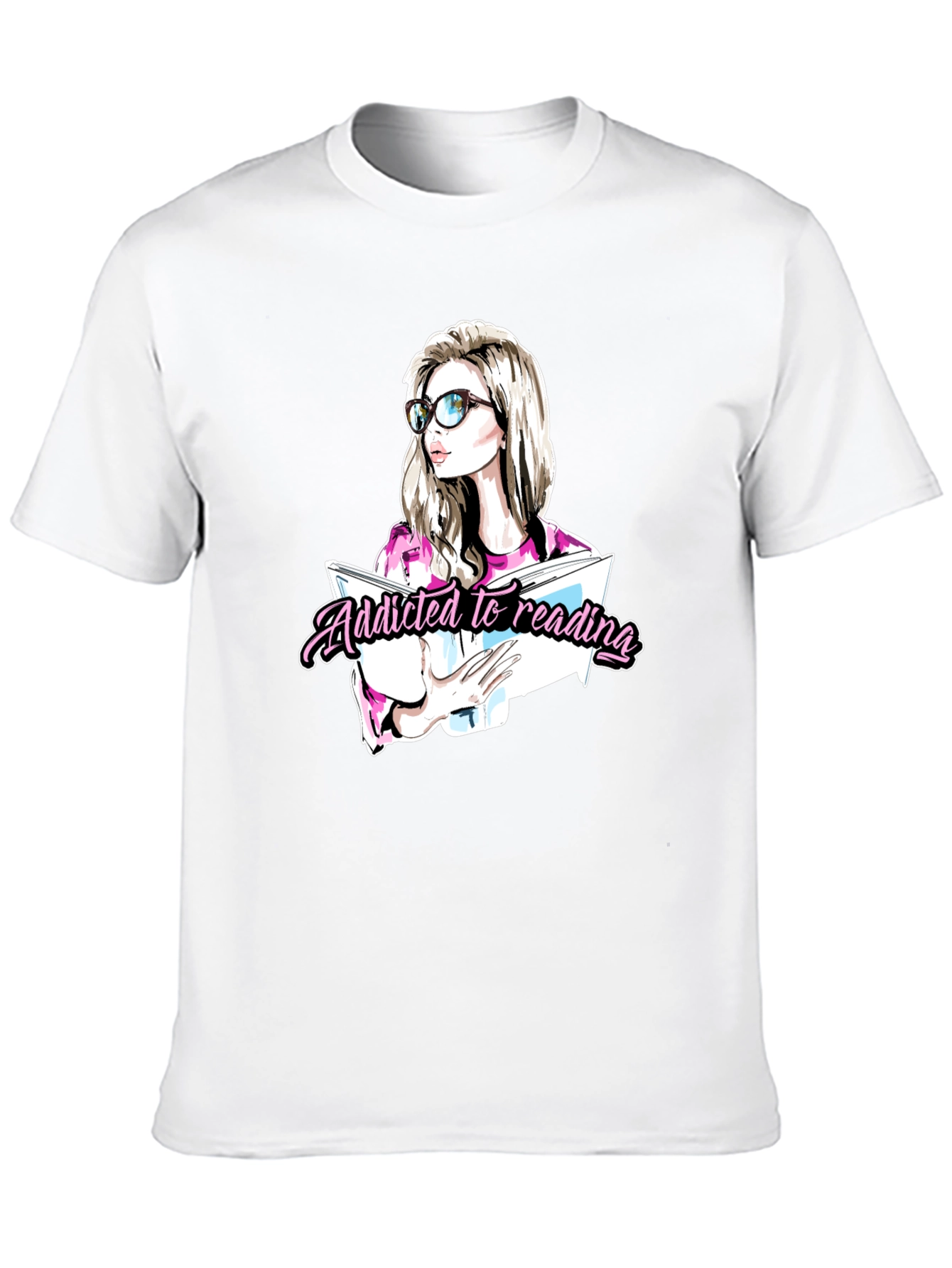 Addicted to Reading Graphic T-Shirt