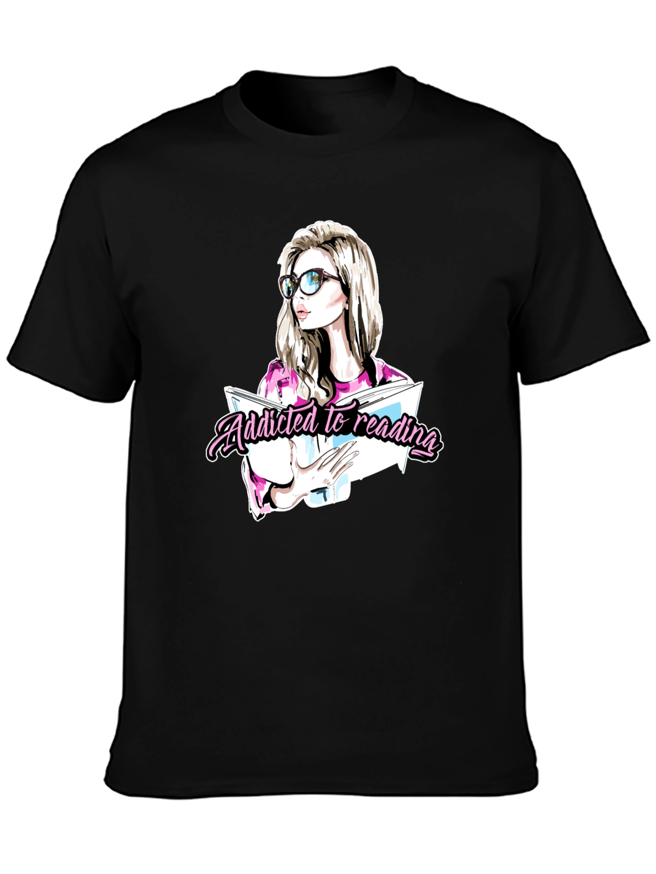 Addicted to Reading Graphic T-Shirt