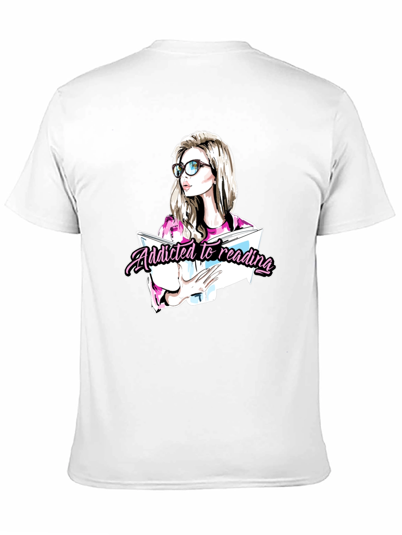 Addicted to Reading Graphic T-Shirt