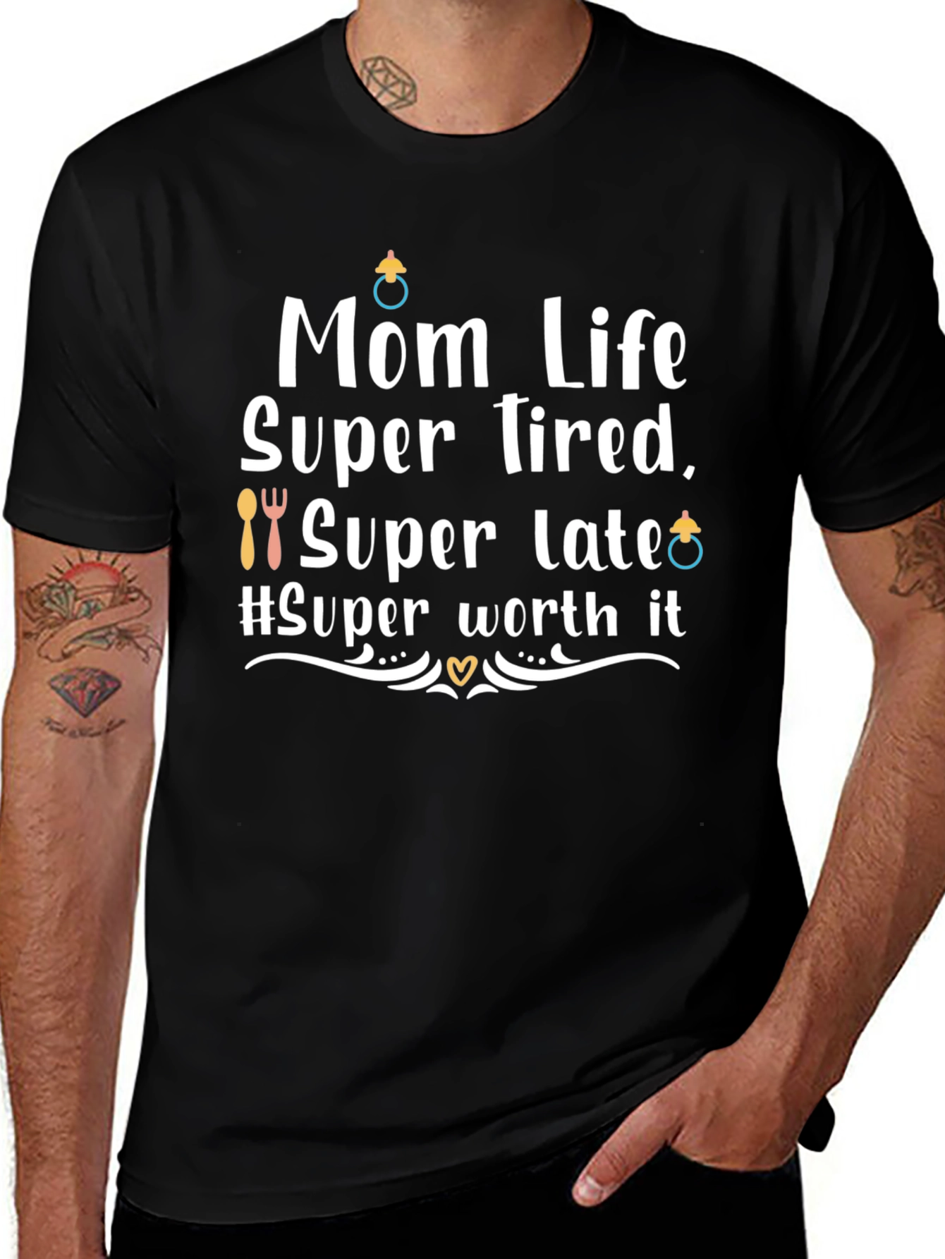Mom Life Super Tired T-Shirt