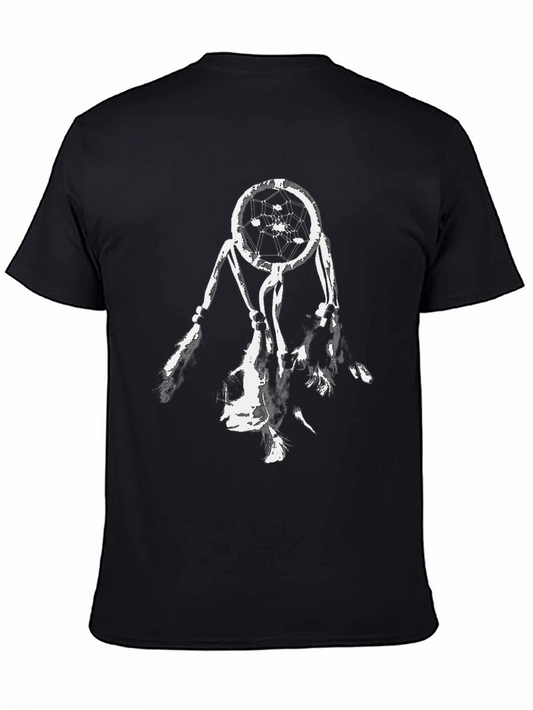 Dreamcatcher Graphic T-Shirt - Black Casual Tee