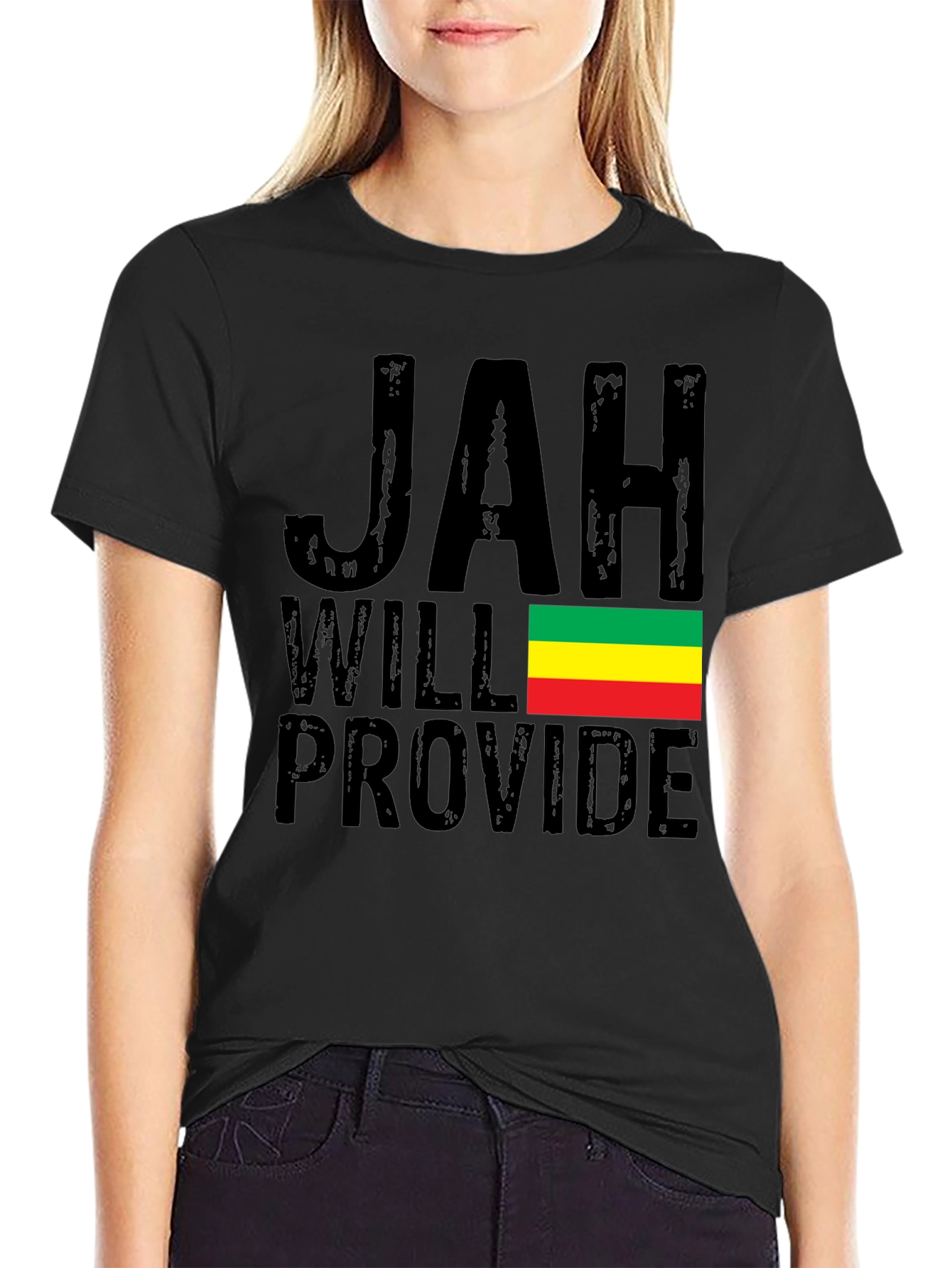 Jah Will Provide Rastafarian T-Shirt