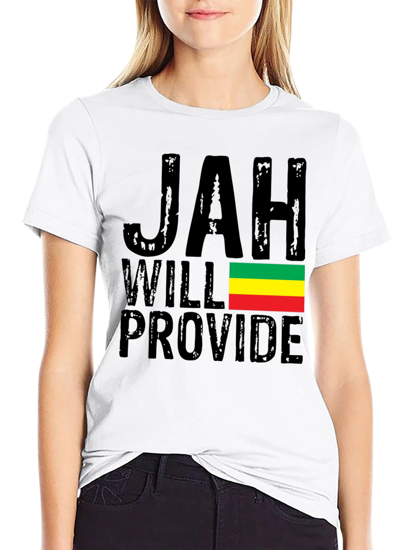 Jah Will Provide Rastafarian T-Shirt