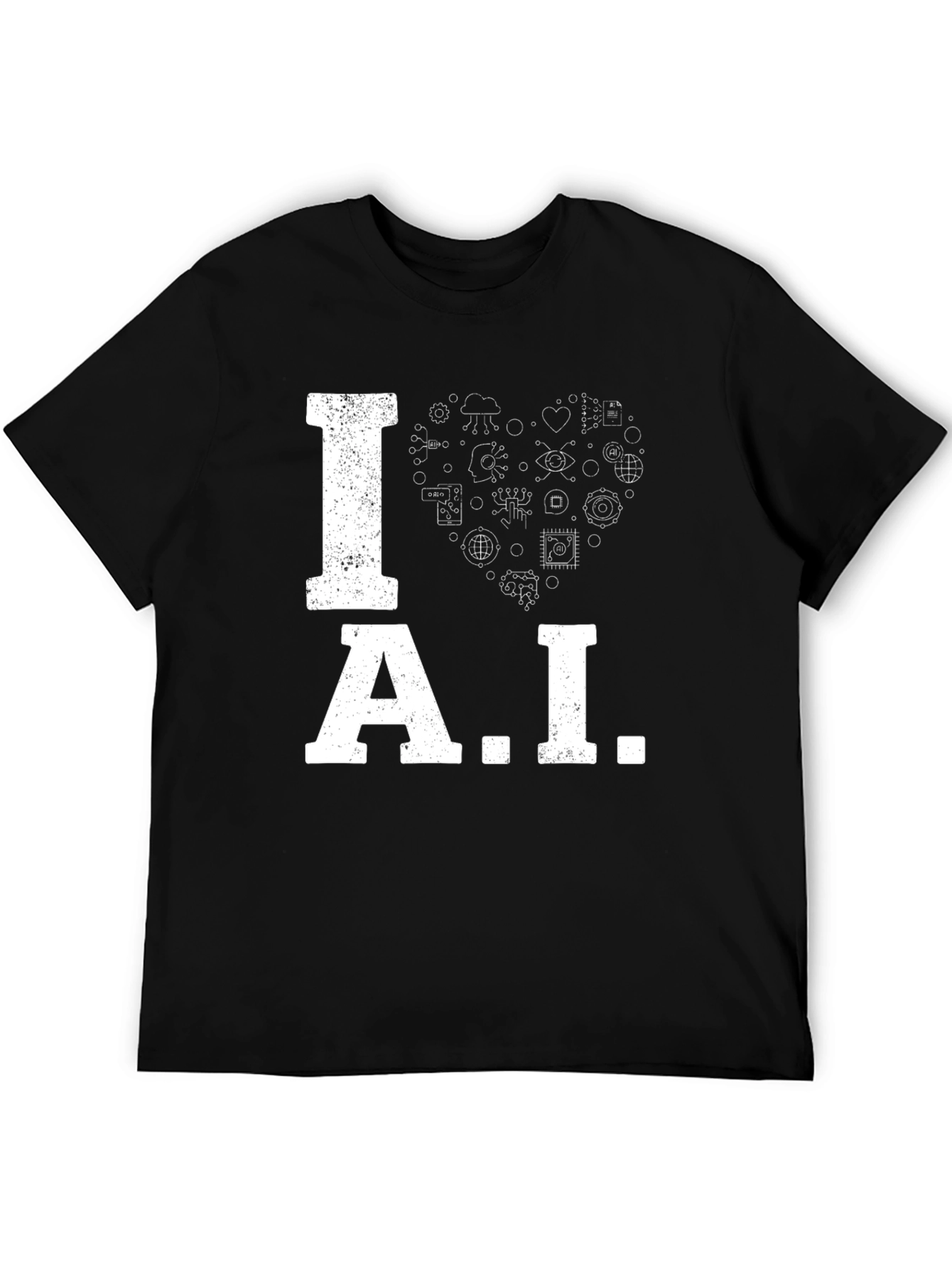 I Love AI T-Shirt - Artificial Intelligence Tee
