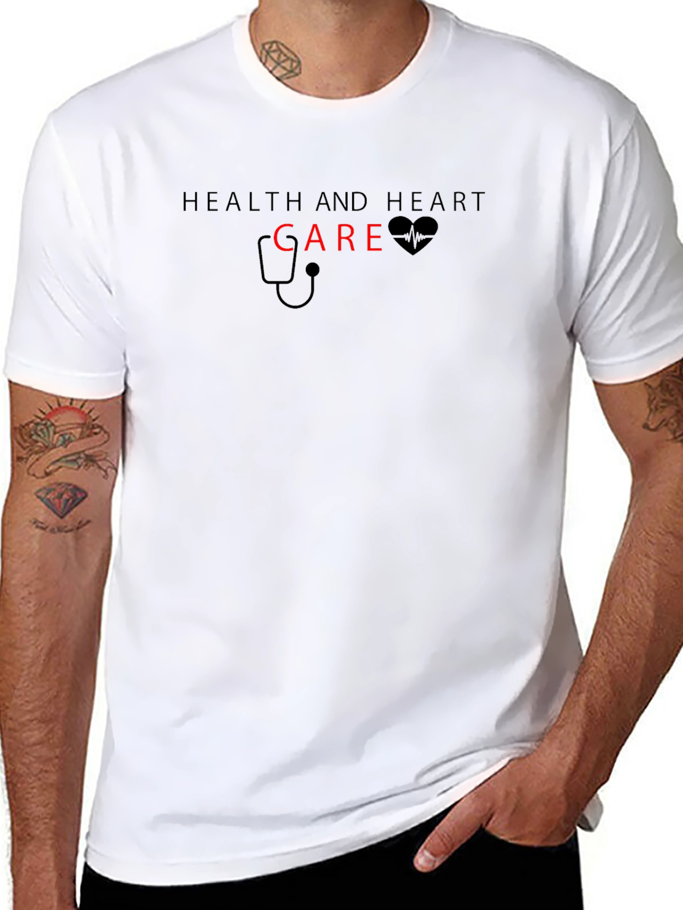 Health & Heart Care Graphic Tee