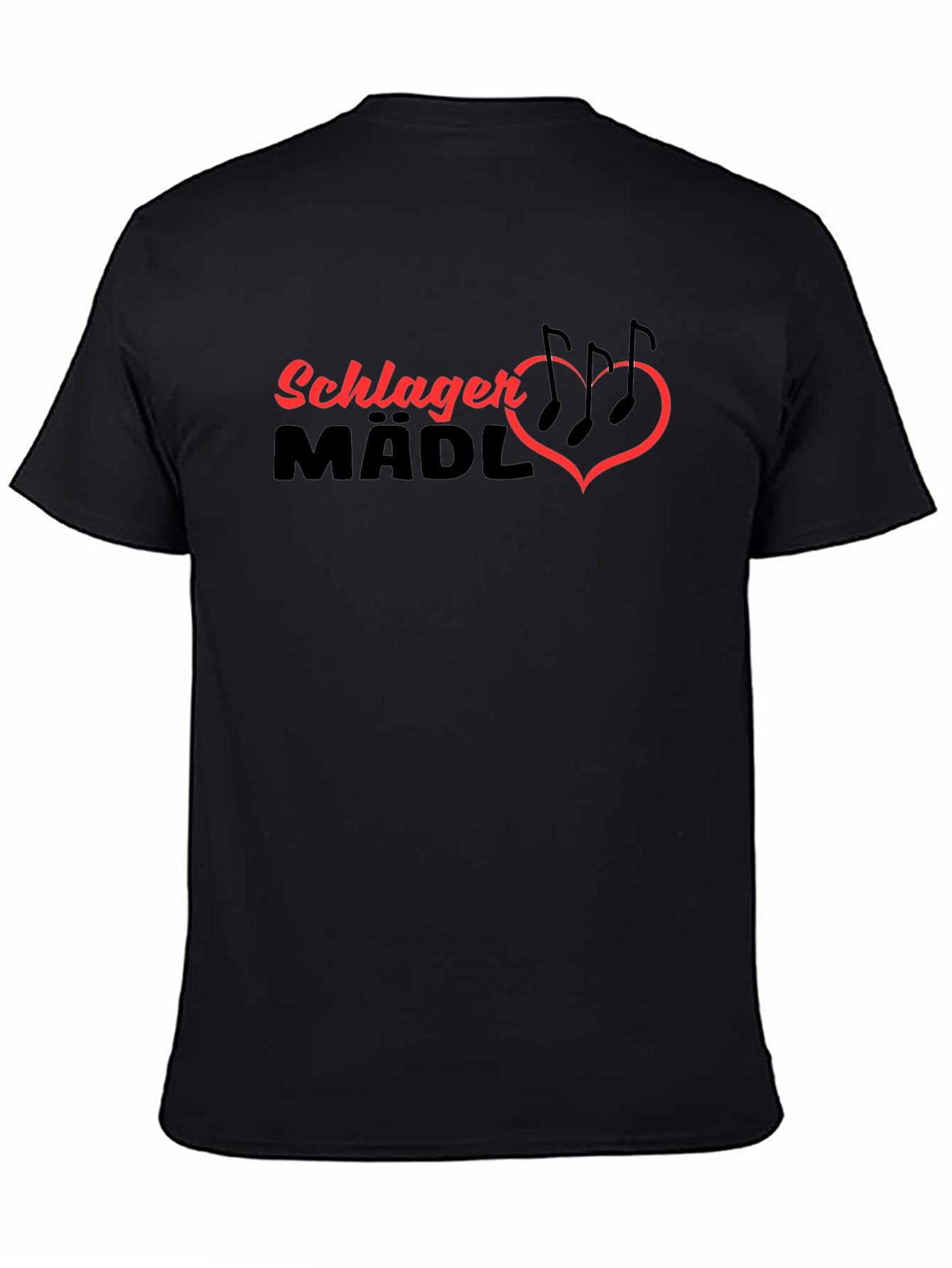 Schlager Madl Music Heart Graphic T-Shirt