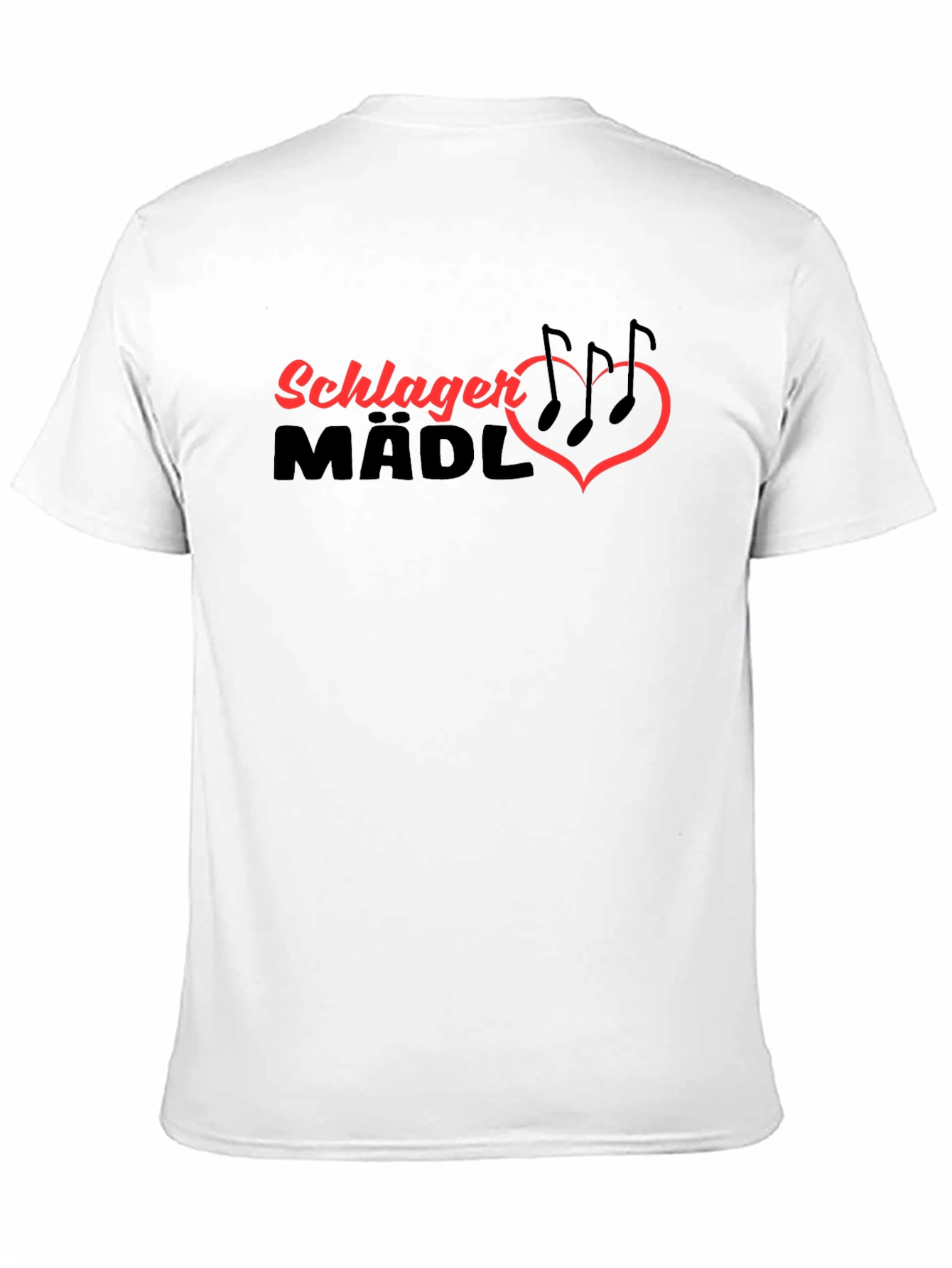 Schlager Madl Music Heart Graphic T-Shirt