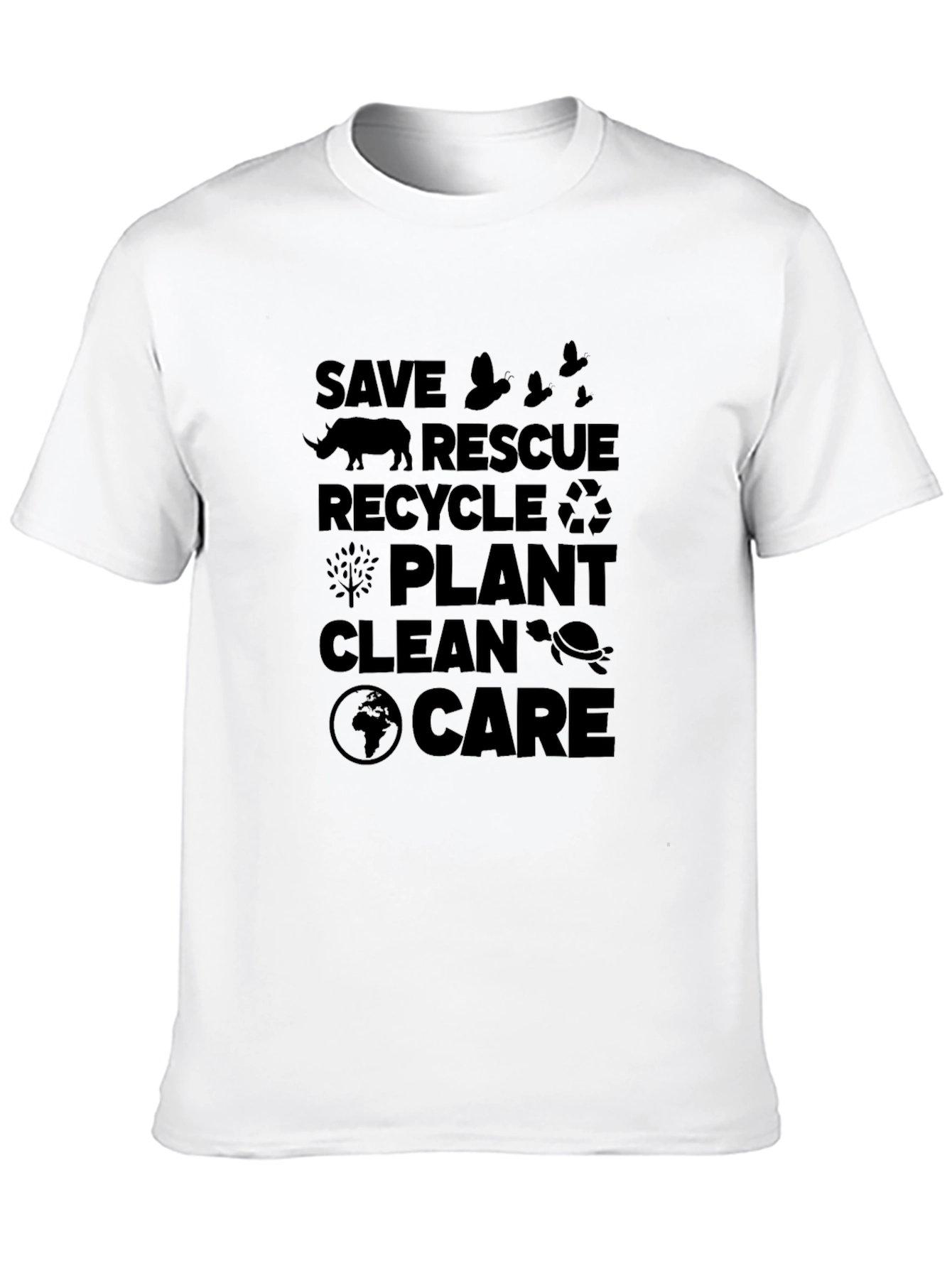Eco-Friendly Save Rescue Recycle T-Shirt