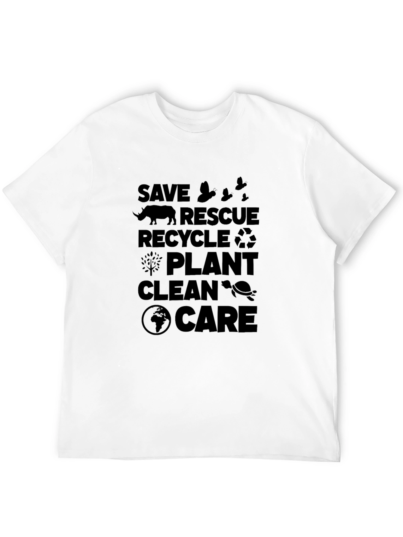 Eco-Friendly Save Rescue Recycle T-Shirt