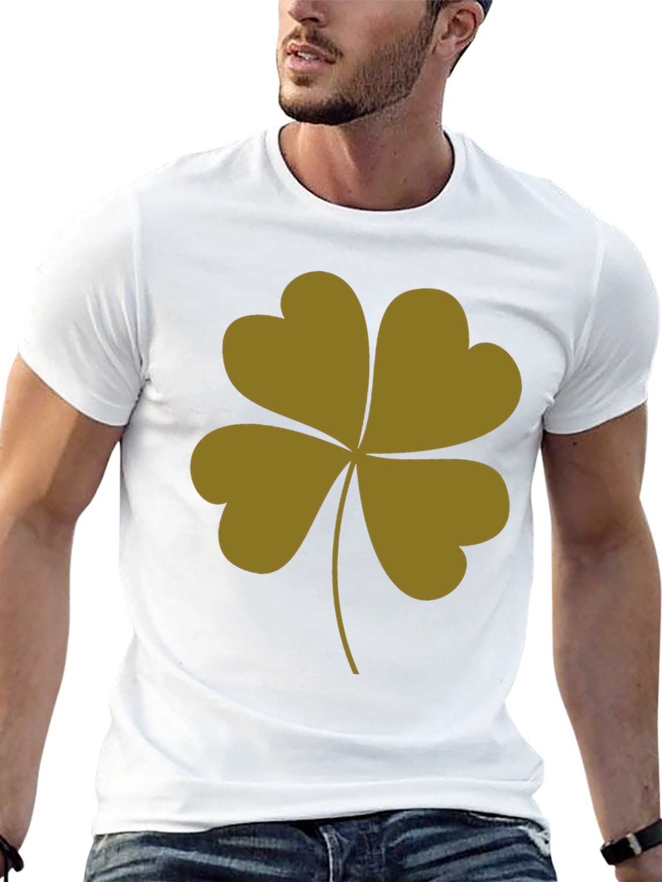 Lucky Clover T-Shirt - Four Leaf Shamrock Tee