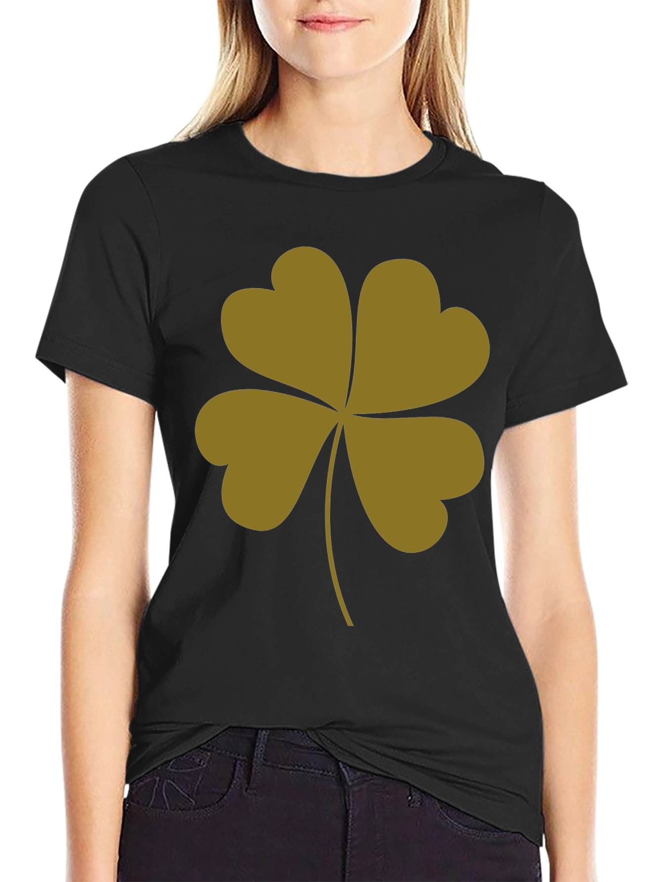 Lucky Clover T-Shirt - Four Leaf Shamrock Tee