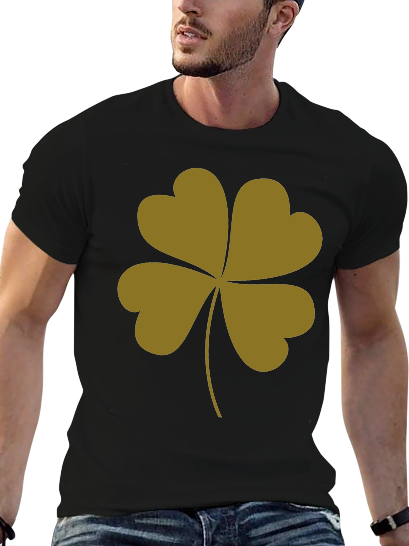 Lucky Clover T-Shirt - Four Leaf Shamrock Tee