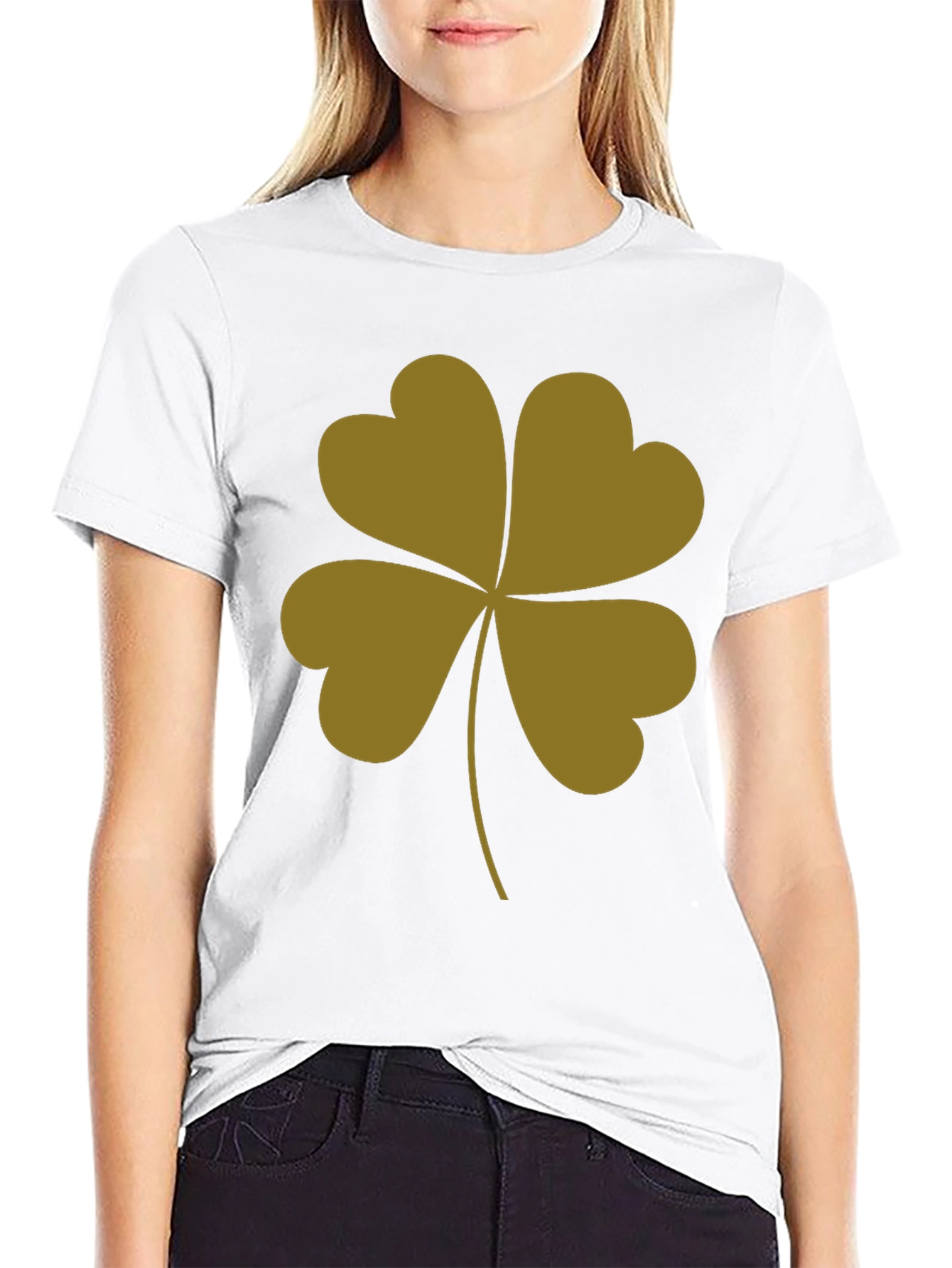 Lucky Clover T-Shirt - Four Leaf Shamrock Tee