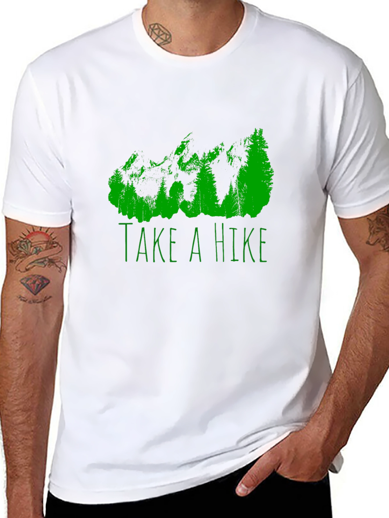 Take a Hike Graphic Tee - Black