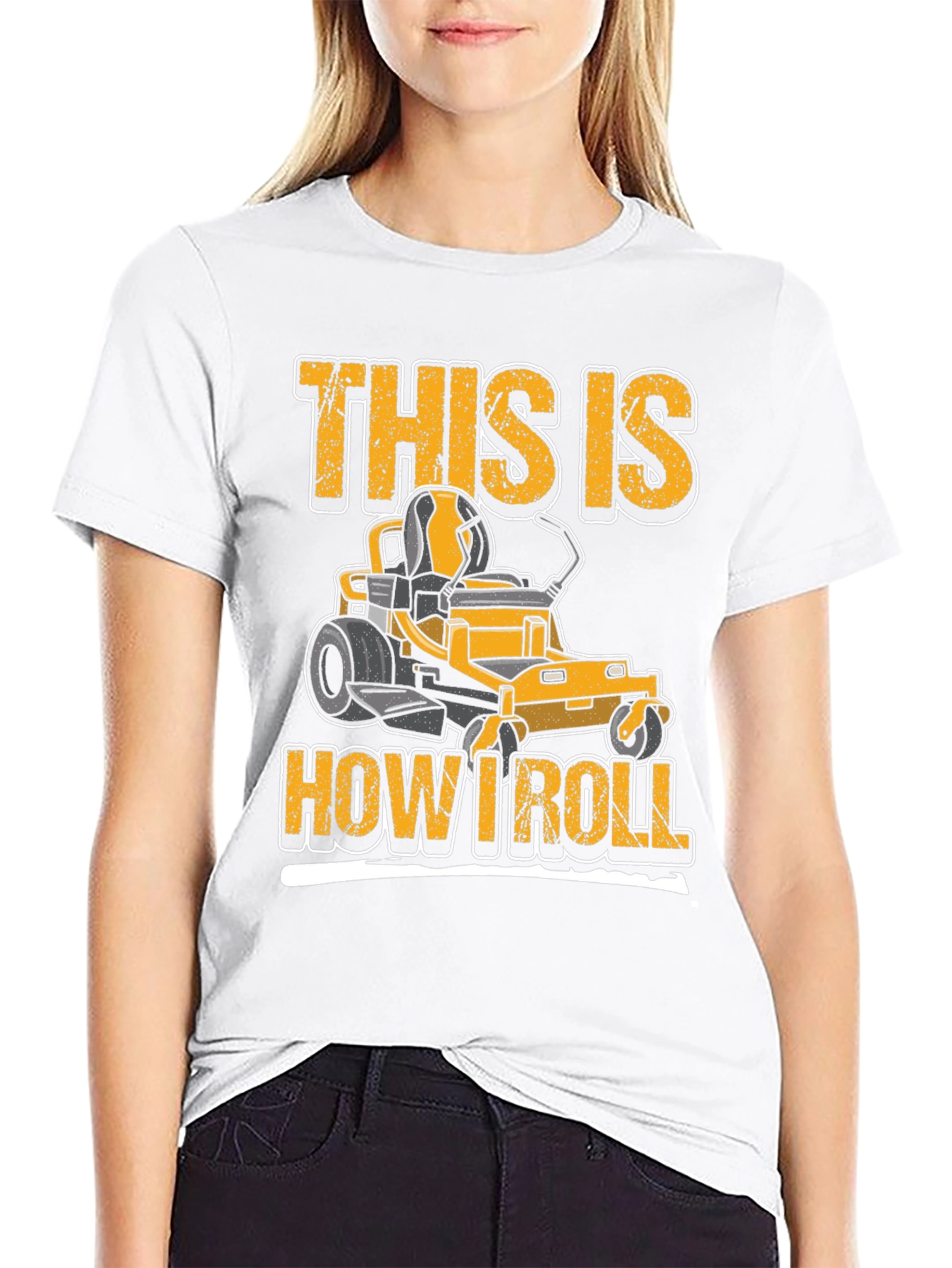 This Is How I Roll Lawn Mower T-Shirt