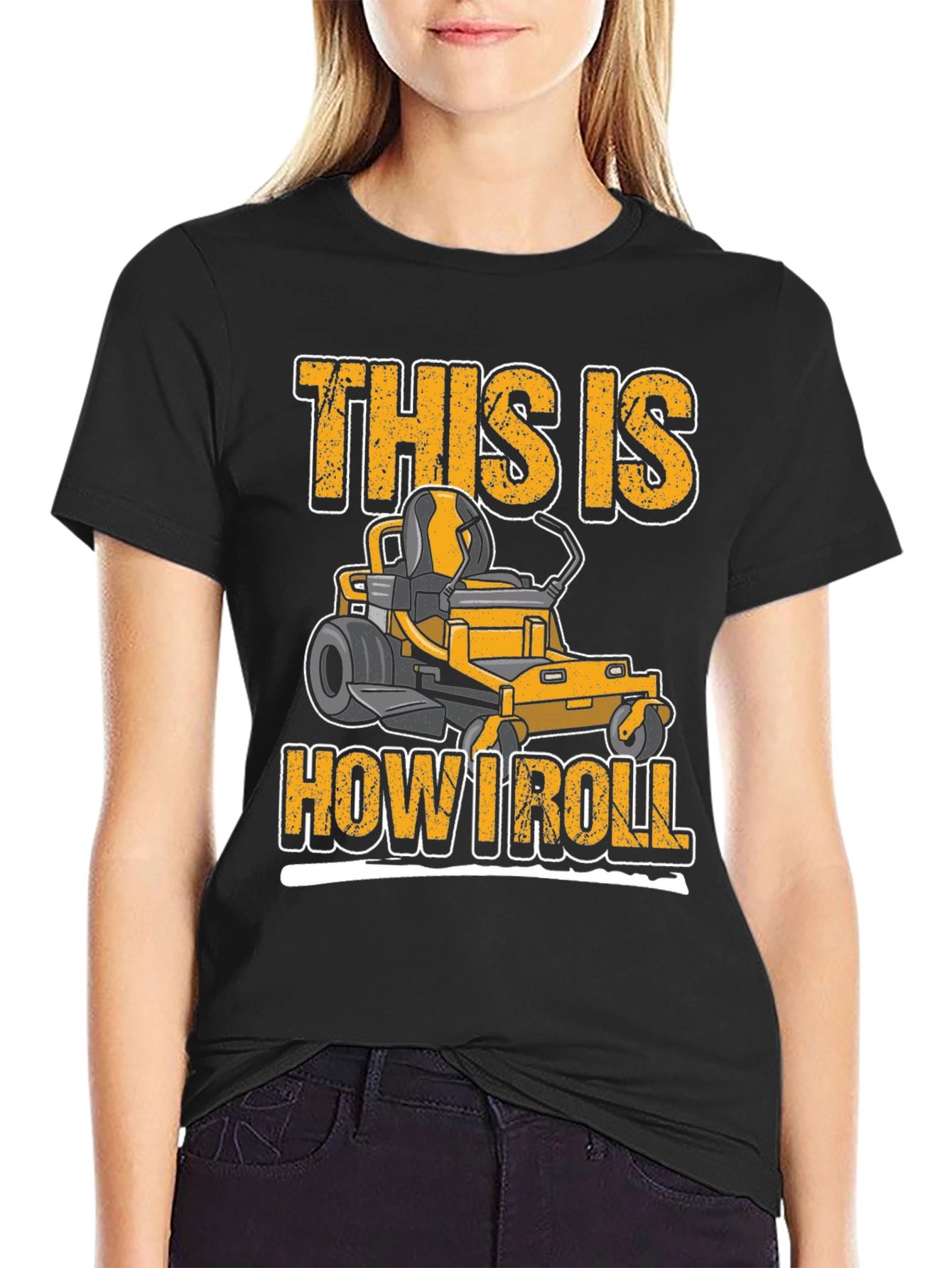 This Is How I Roll Lawn Mower T-Shirt