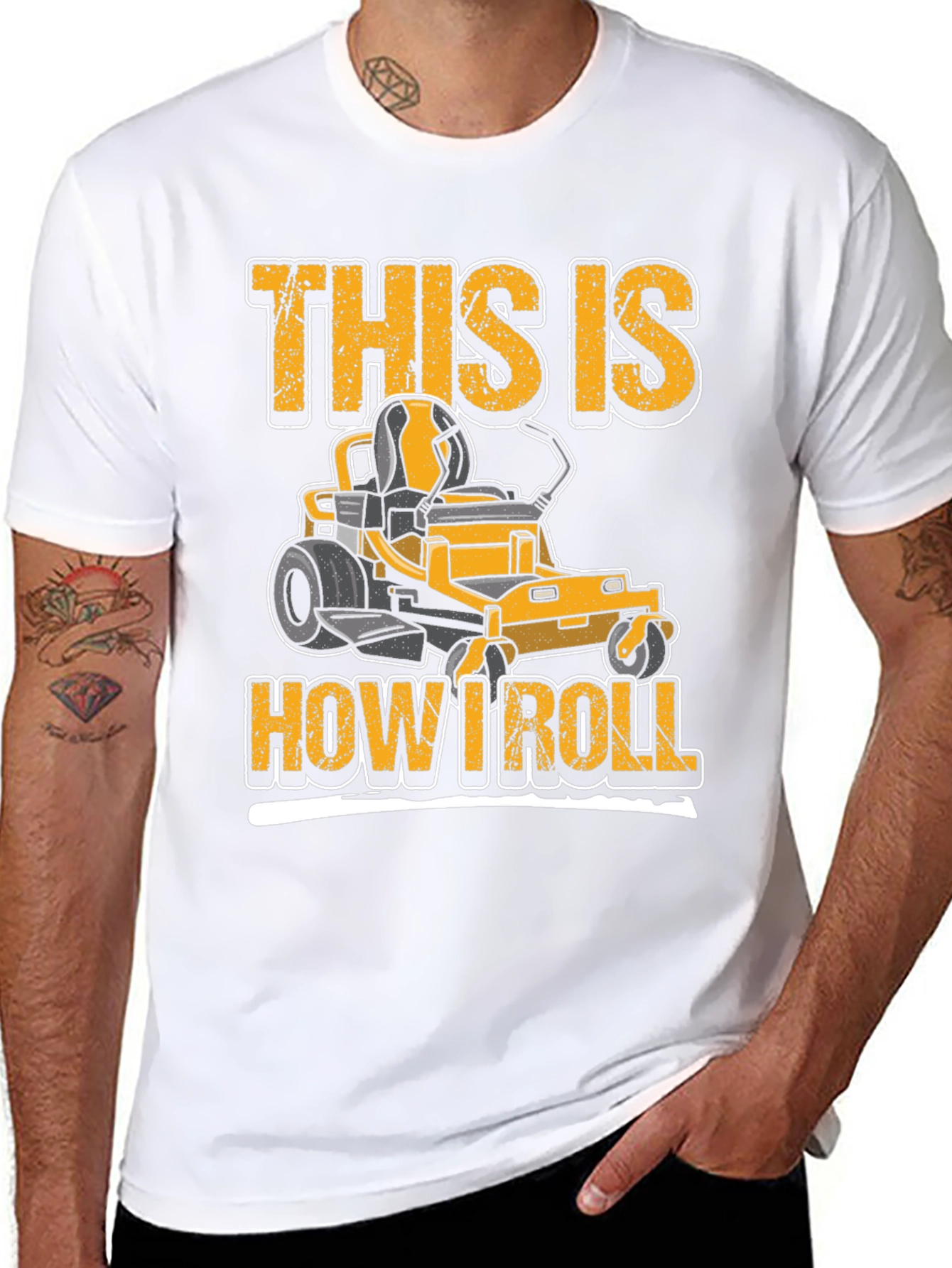 This Is How I Roll Lawn Mower T-Shirt