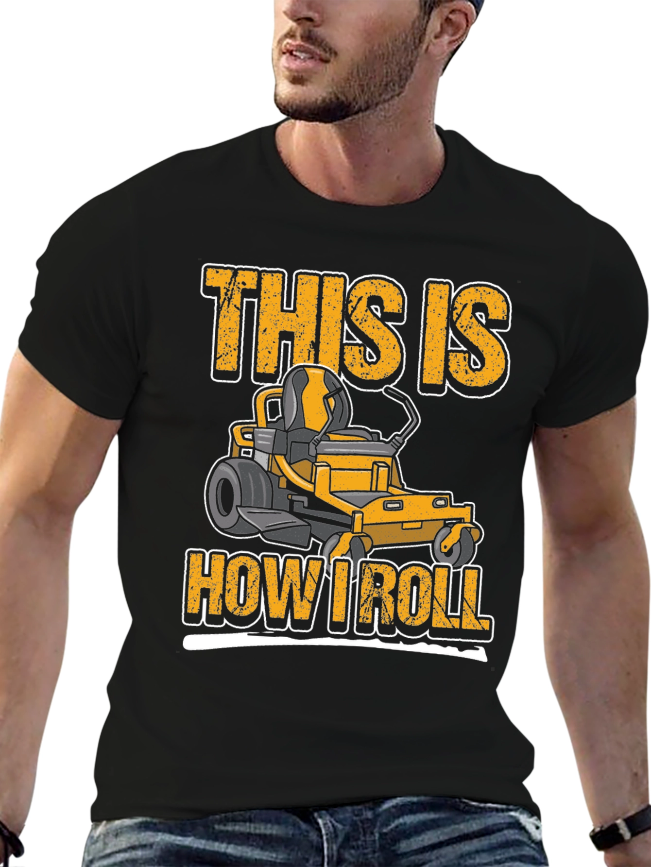 This Is How I Roll Lawn Mower T-Shirt