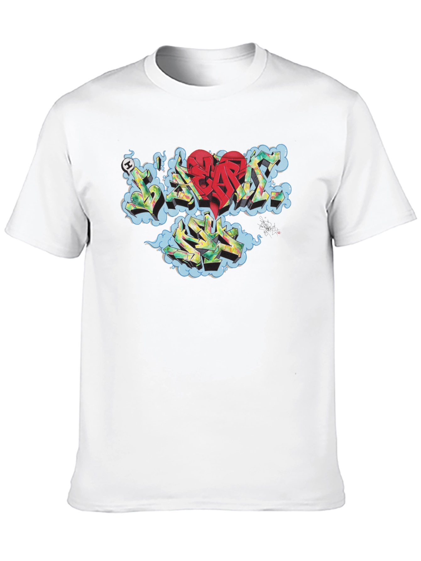 I Heart Seattle Black Crew Neck T-Shirt