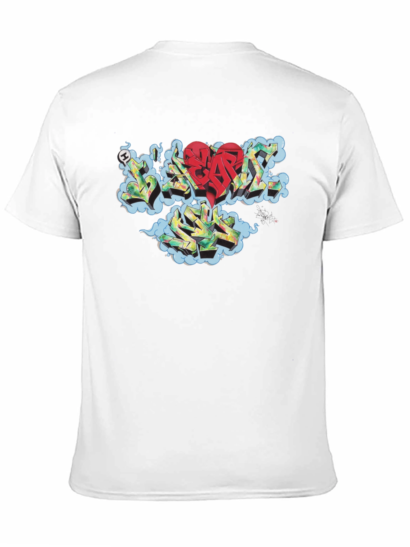I Heart Seattle Black Crew Neck T-Shirt