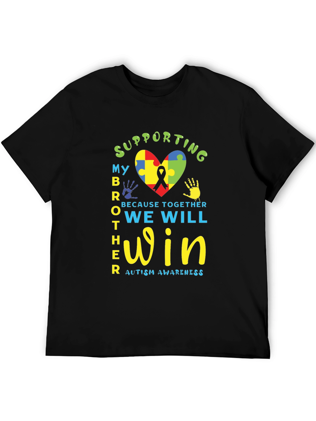 Supporting My Brother Autism Awareness T-Shirt