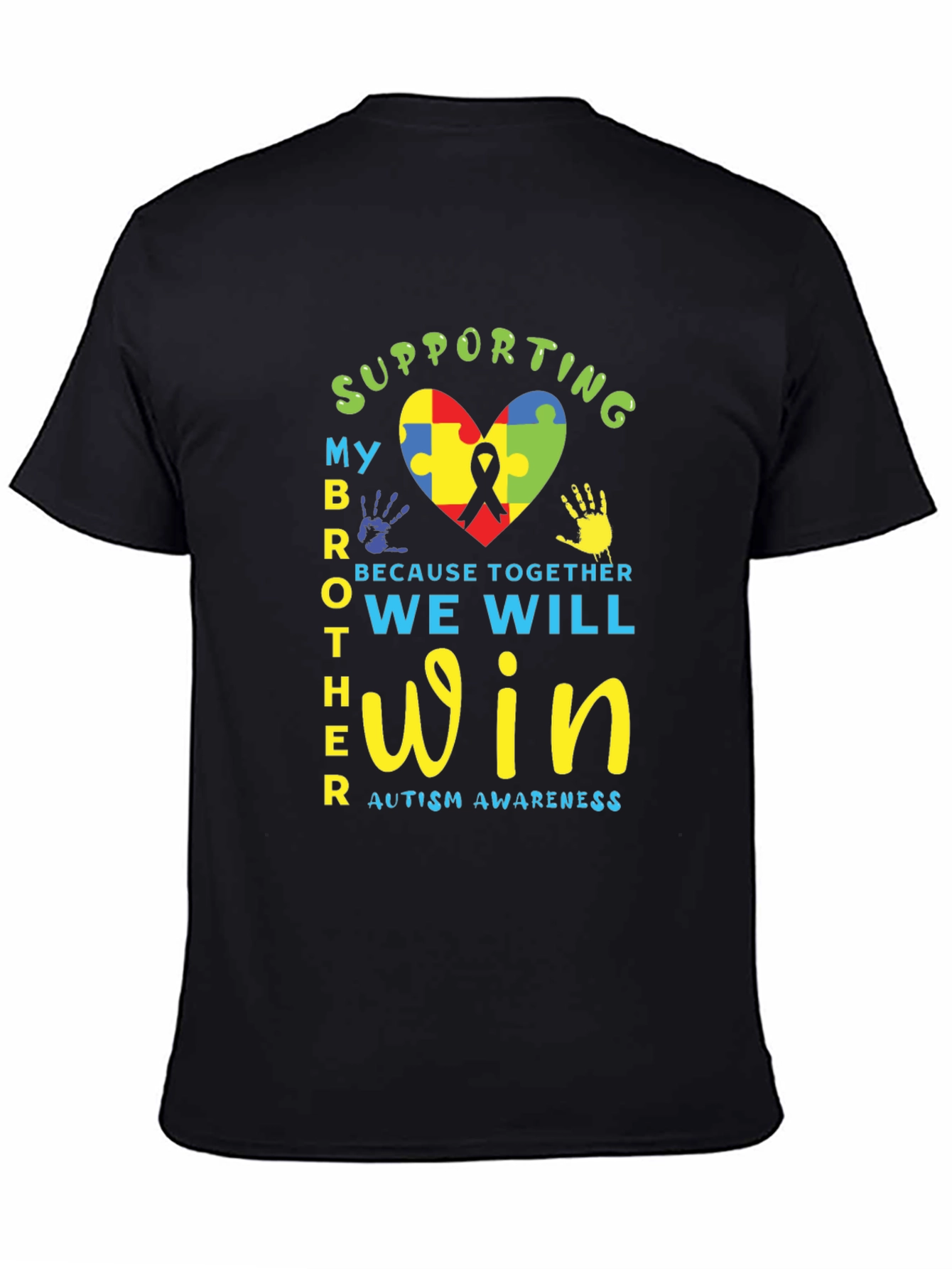Supporting My Brother Autism Awareness T-Shirt