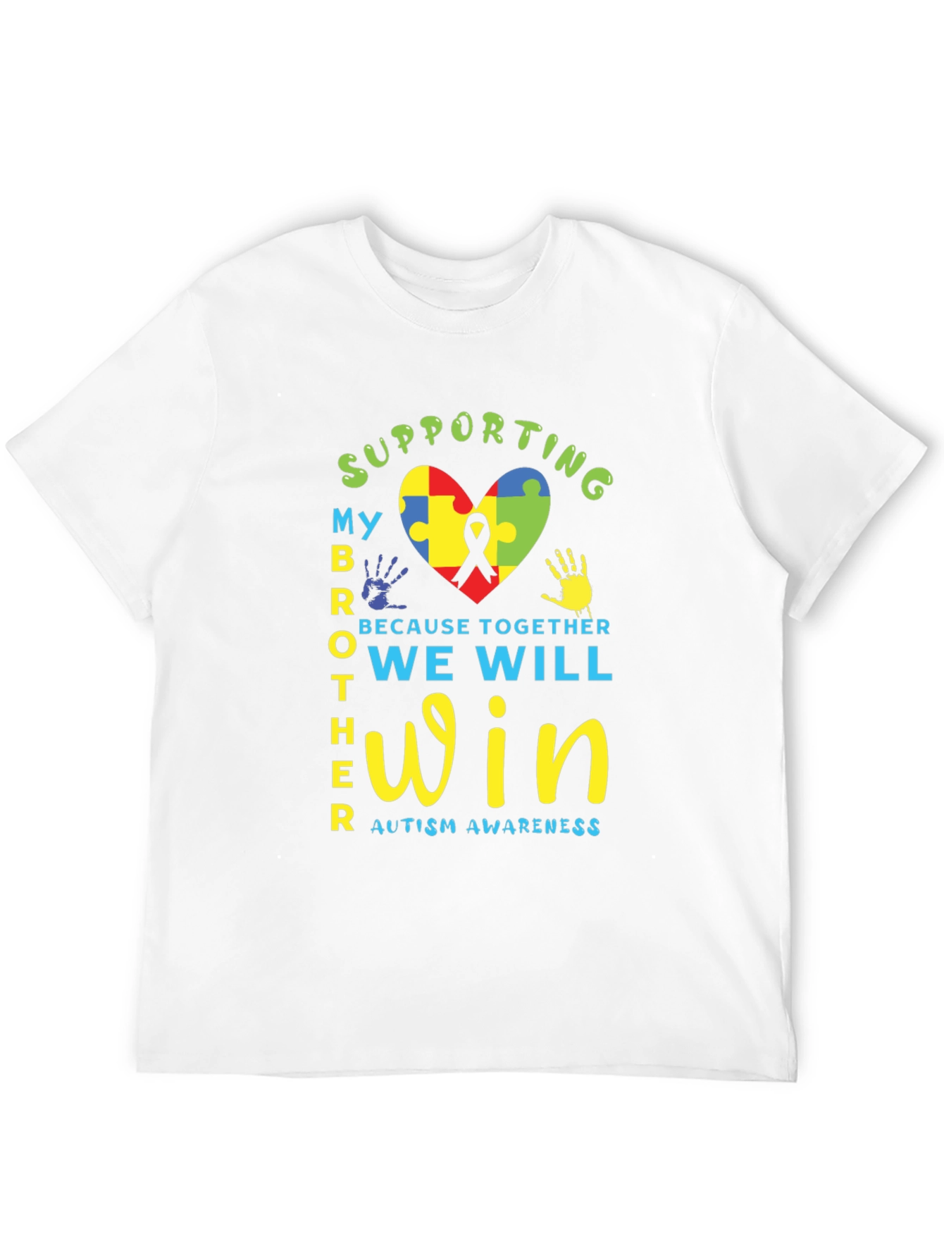 Supporting My Brother Autism Awareness T-Shirt