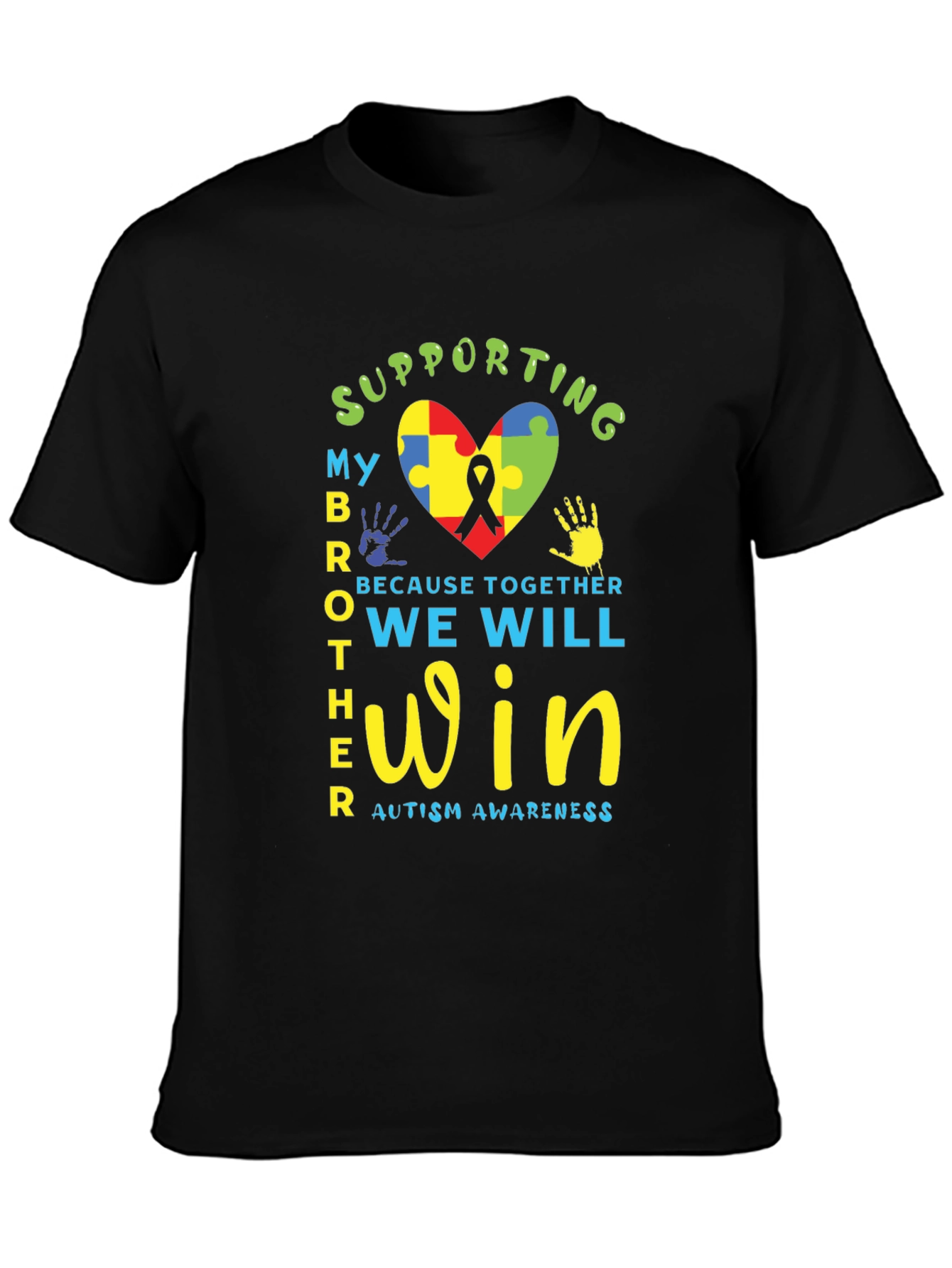 Supporting My Brother Autism Awareness T-Shirt
