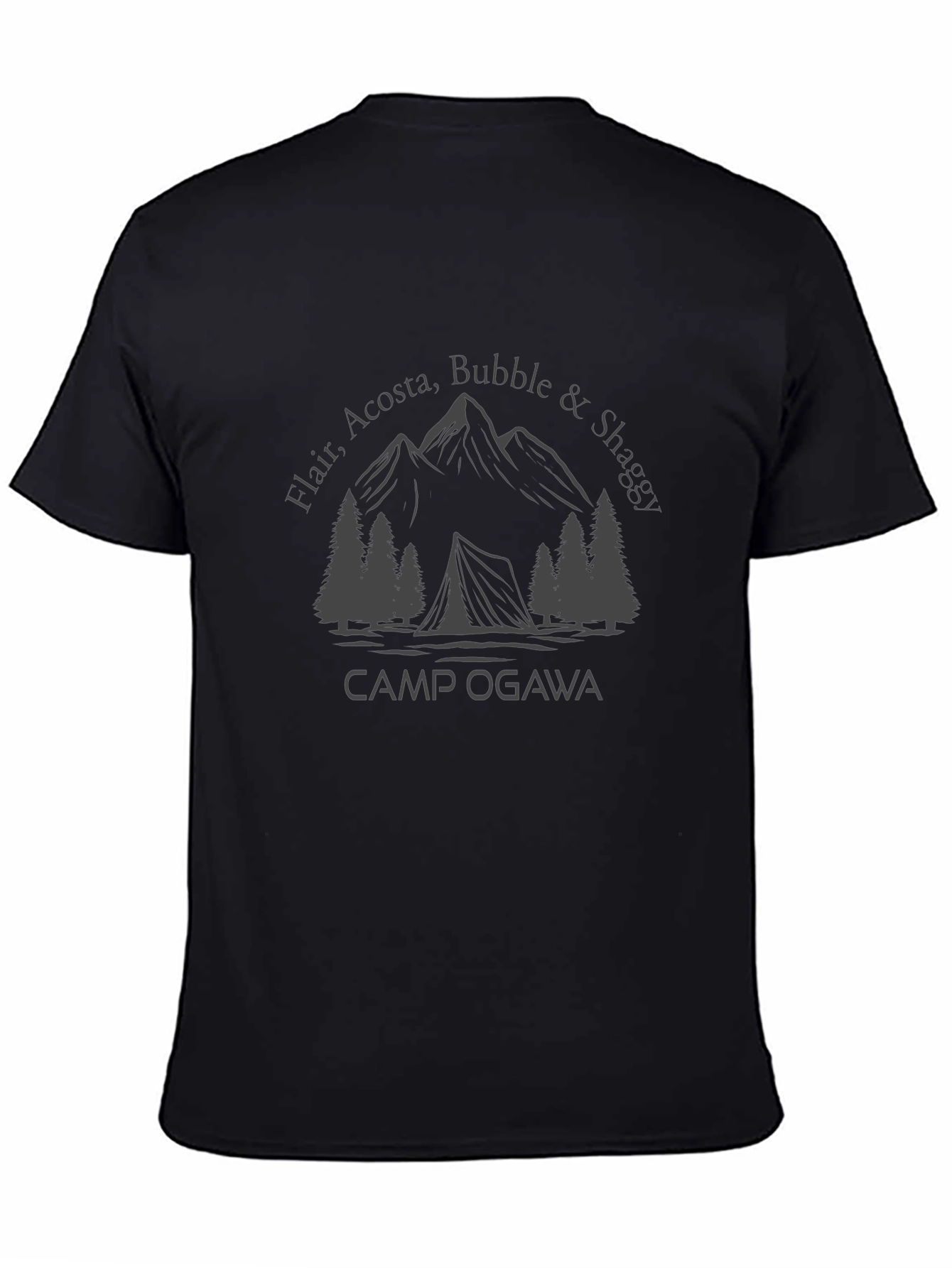 Camp Ogawa T-Shirt - Mountains & Tent Graphic Tee