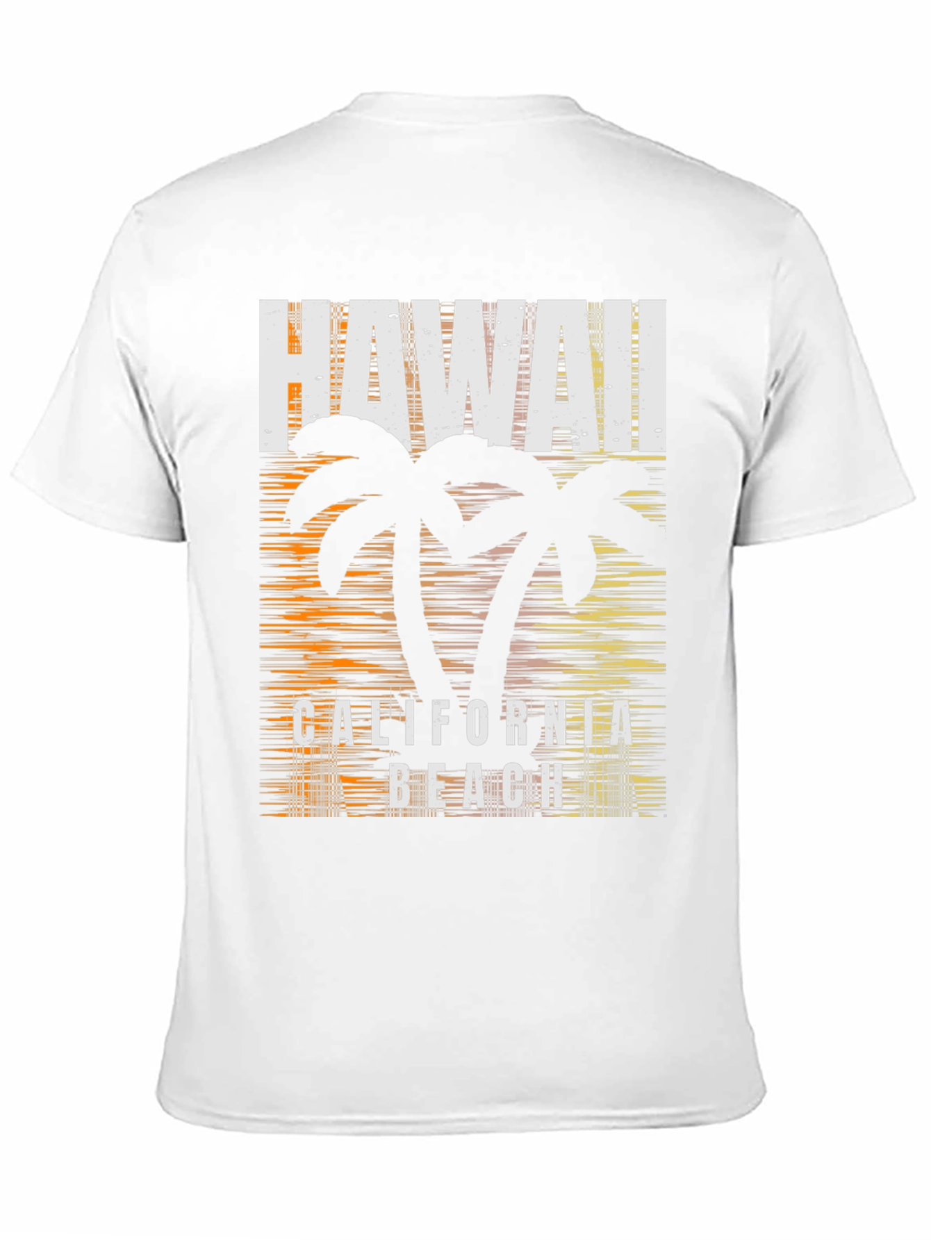 Hawaii California Beach Graphic Print T-Shirt