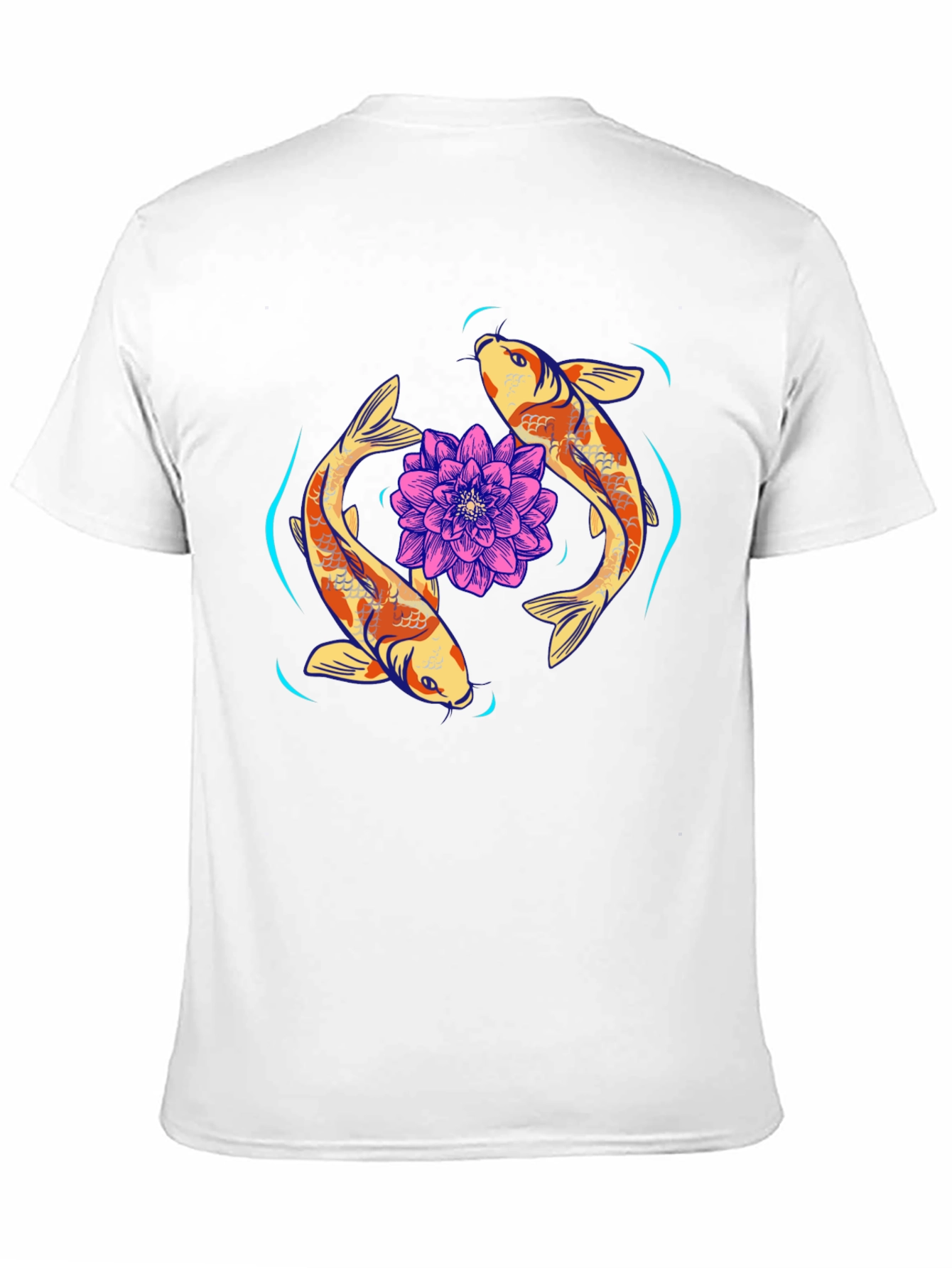 Koi Fish & Lotus Graphic Tee