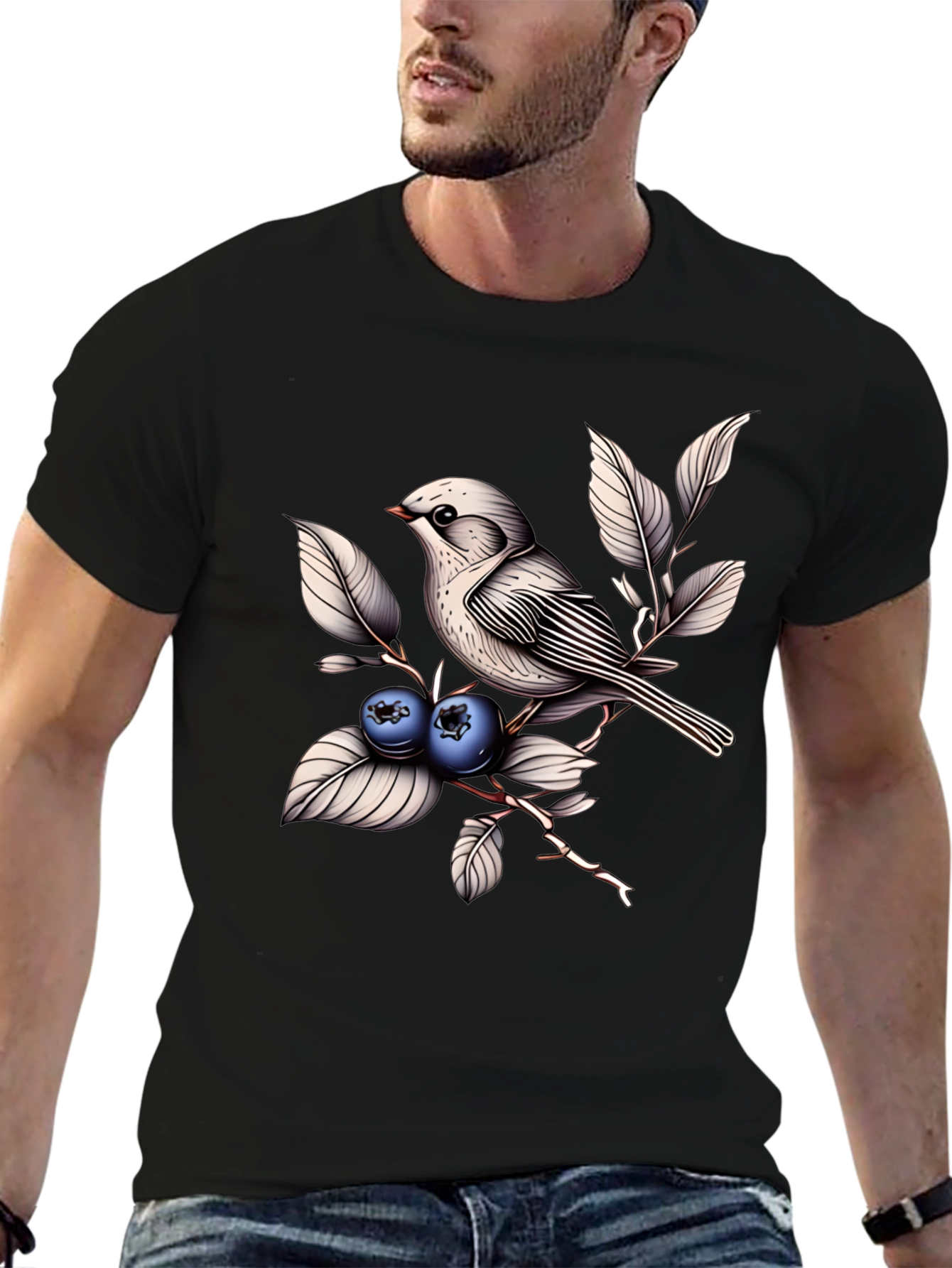 Bird & Berries Graphic Tee