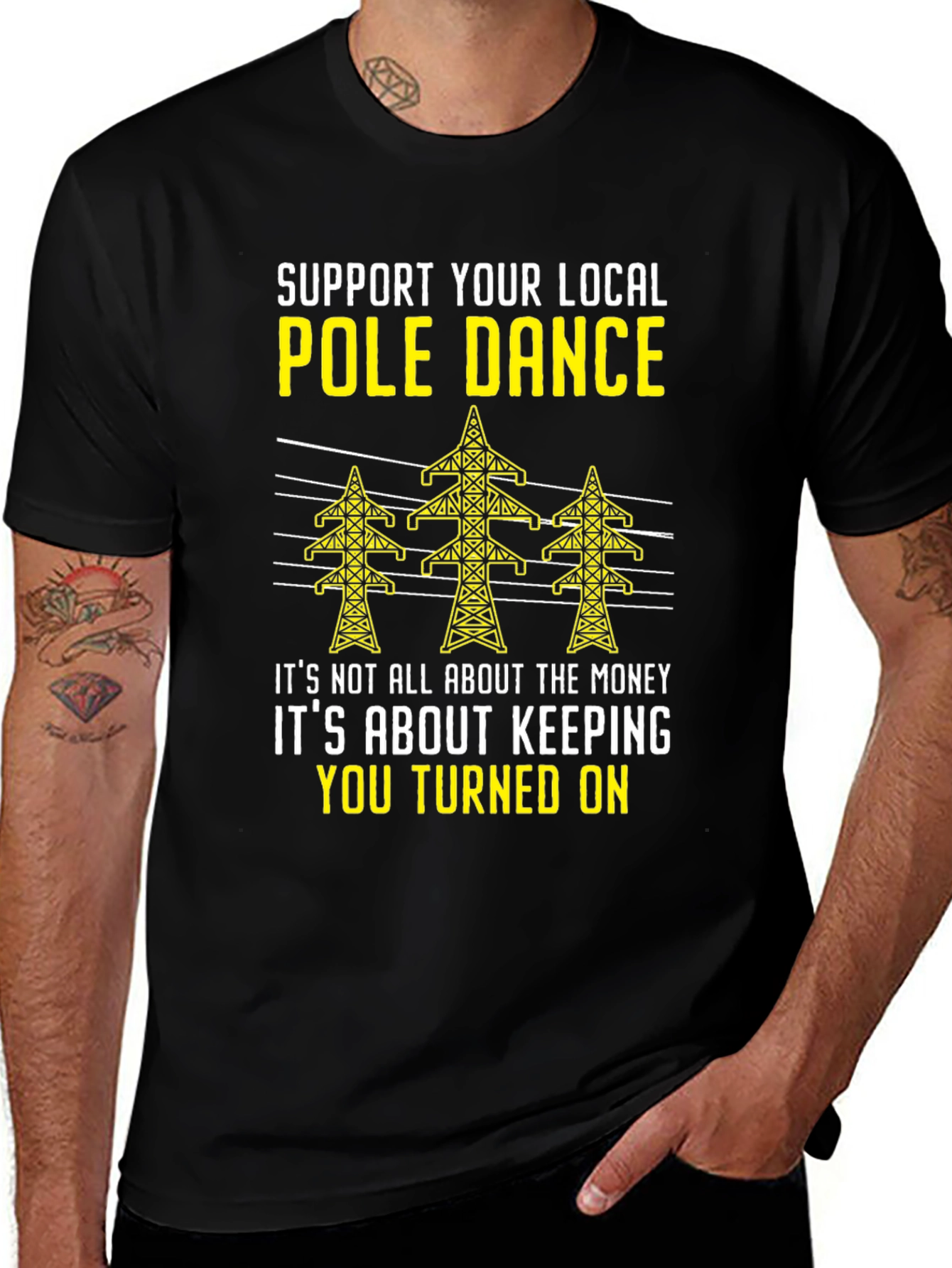 Support Your Local Pole Dance Graphic Tee