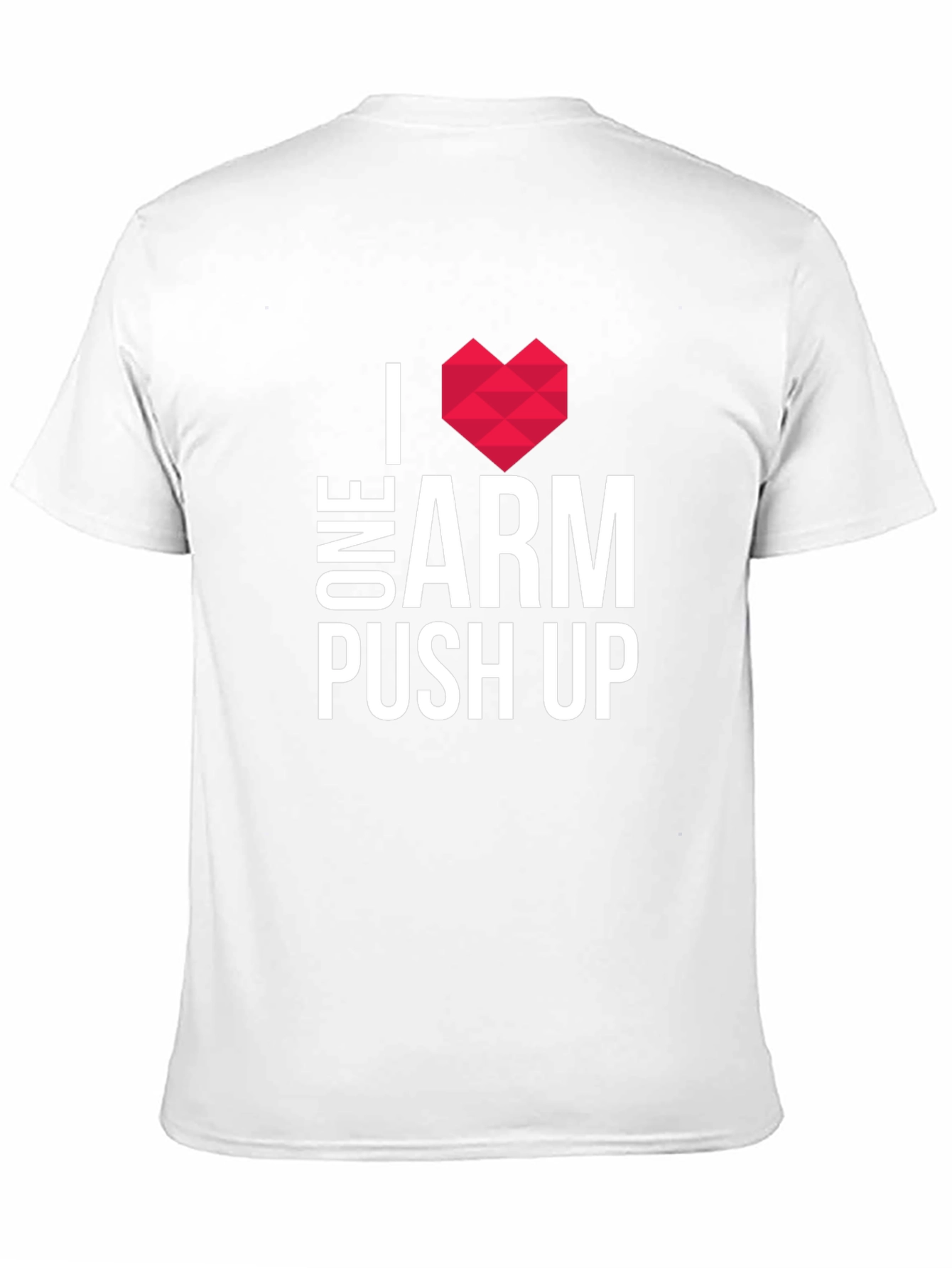 I Heart One Arm Push Ups Graphic Tee