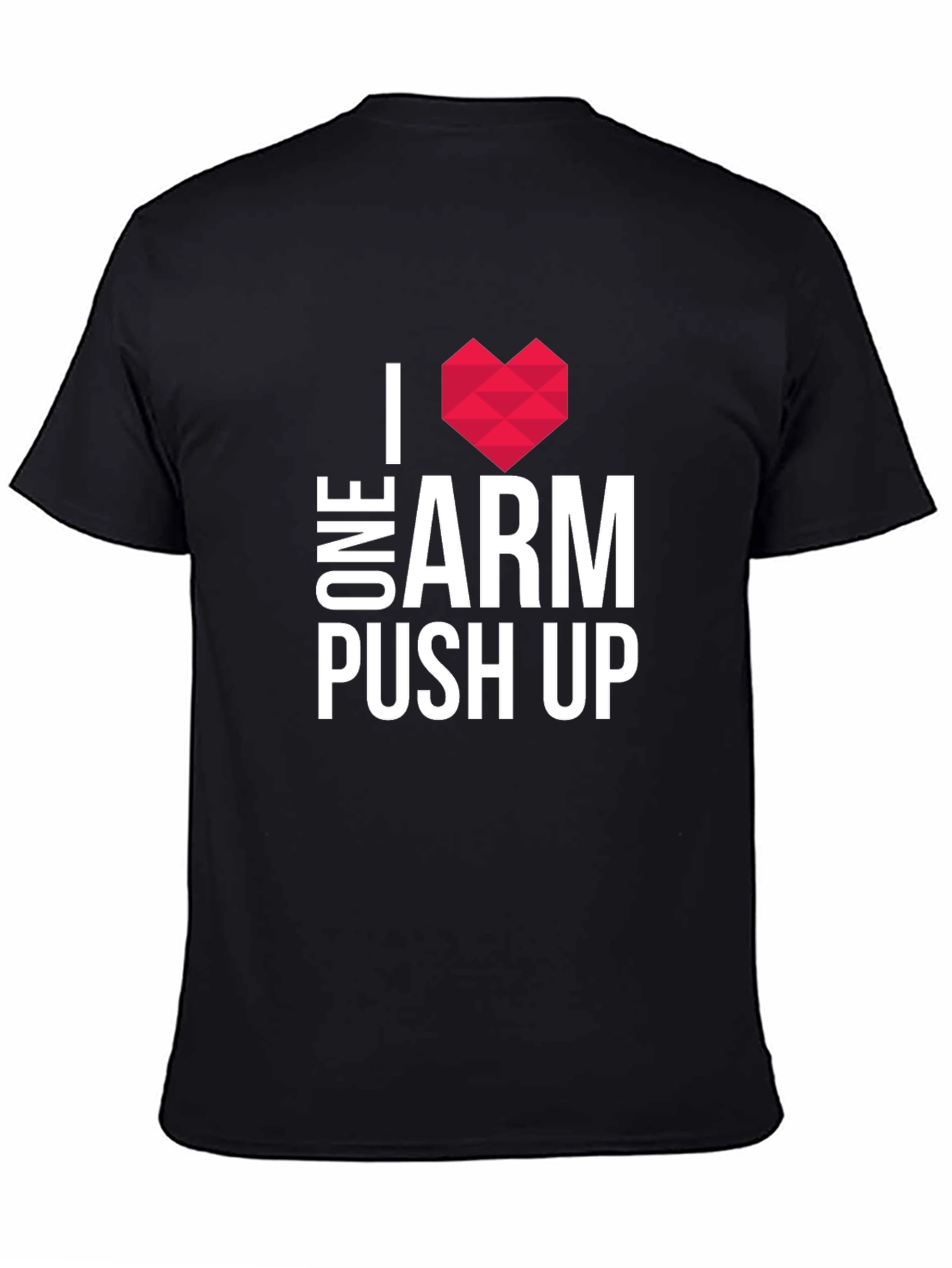 I Heart One Arm Push Ups Graphic Tee