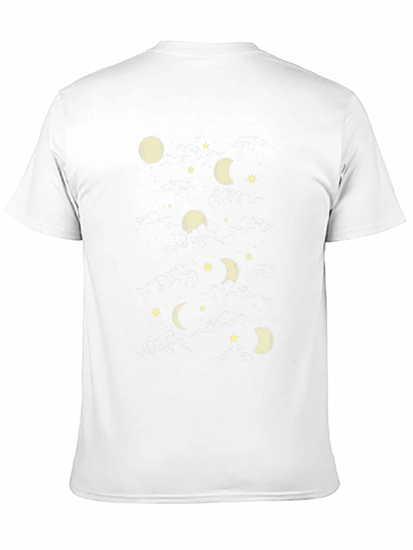 Moon Phase Graphic Tee - Stylish Mens T-Shirt