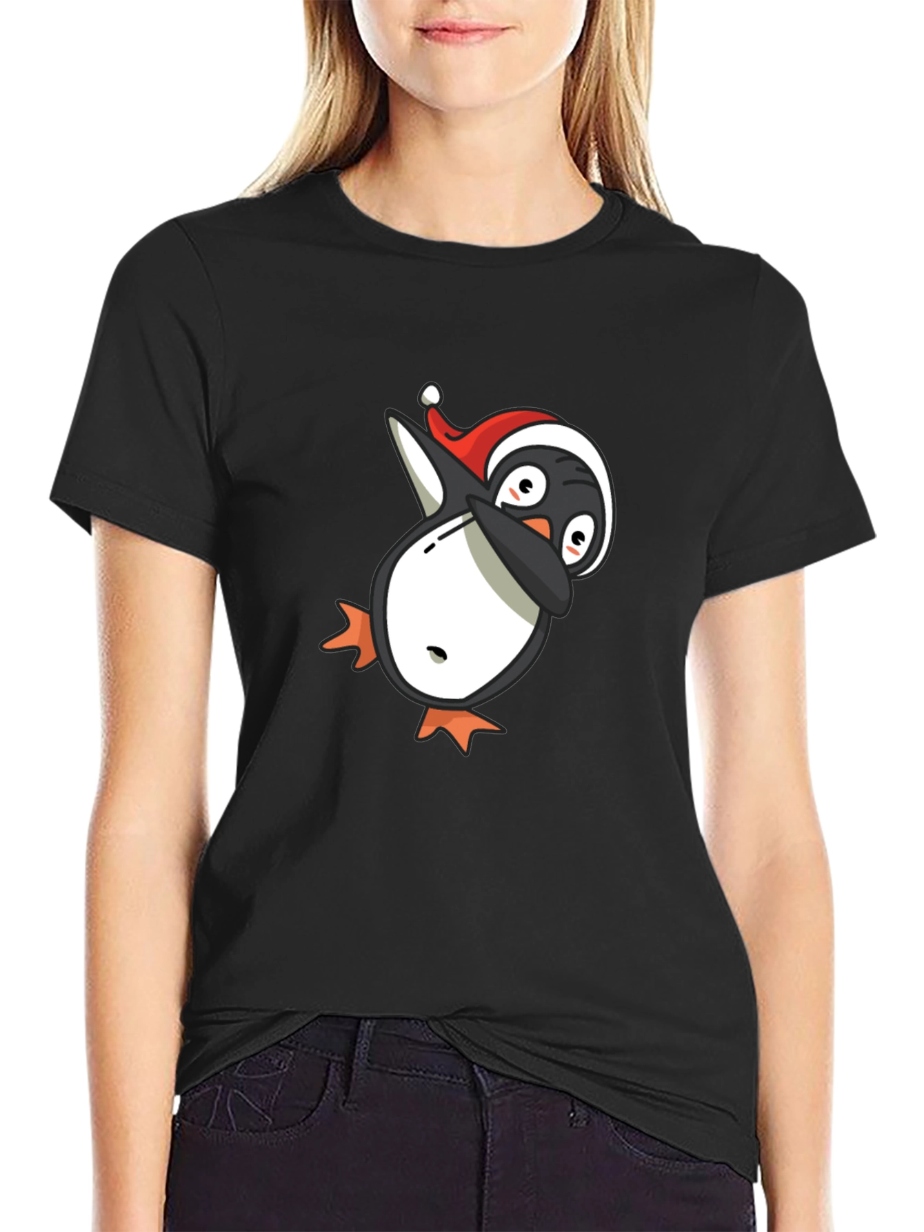 Dabbing Penguin Christmas T-Shirt