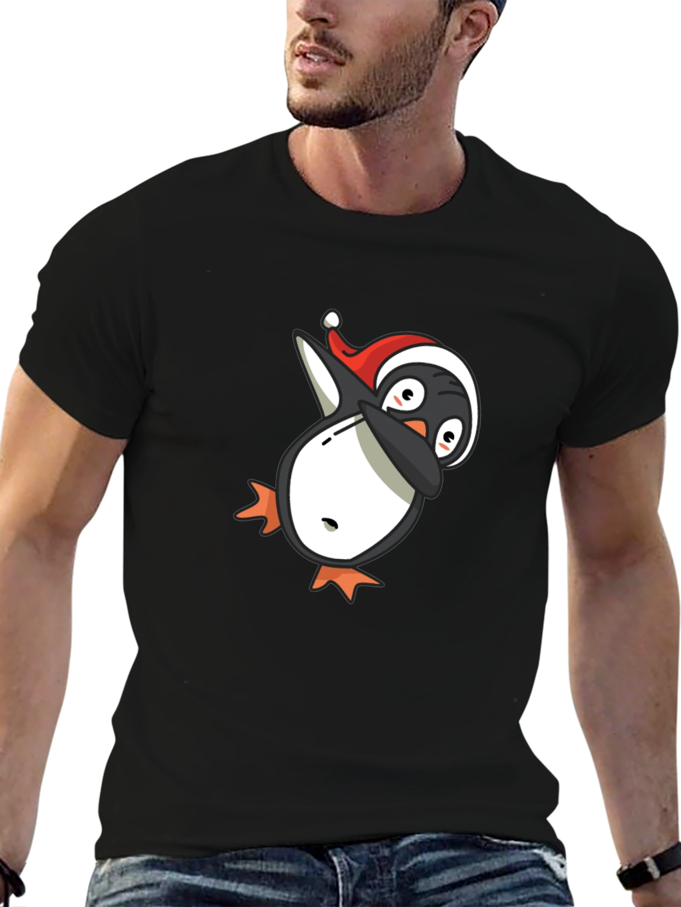 Dabbing Penguin Christmas T-Shirt