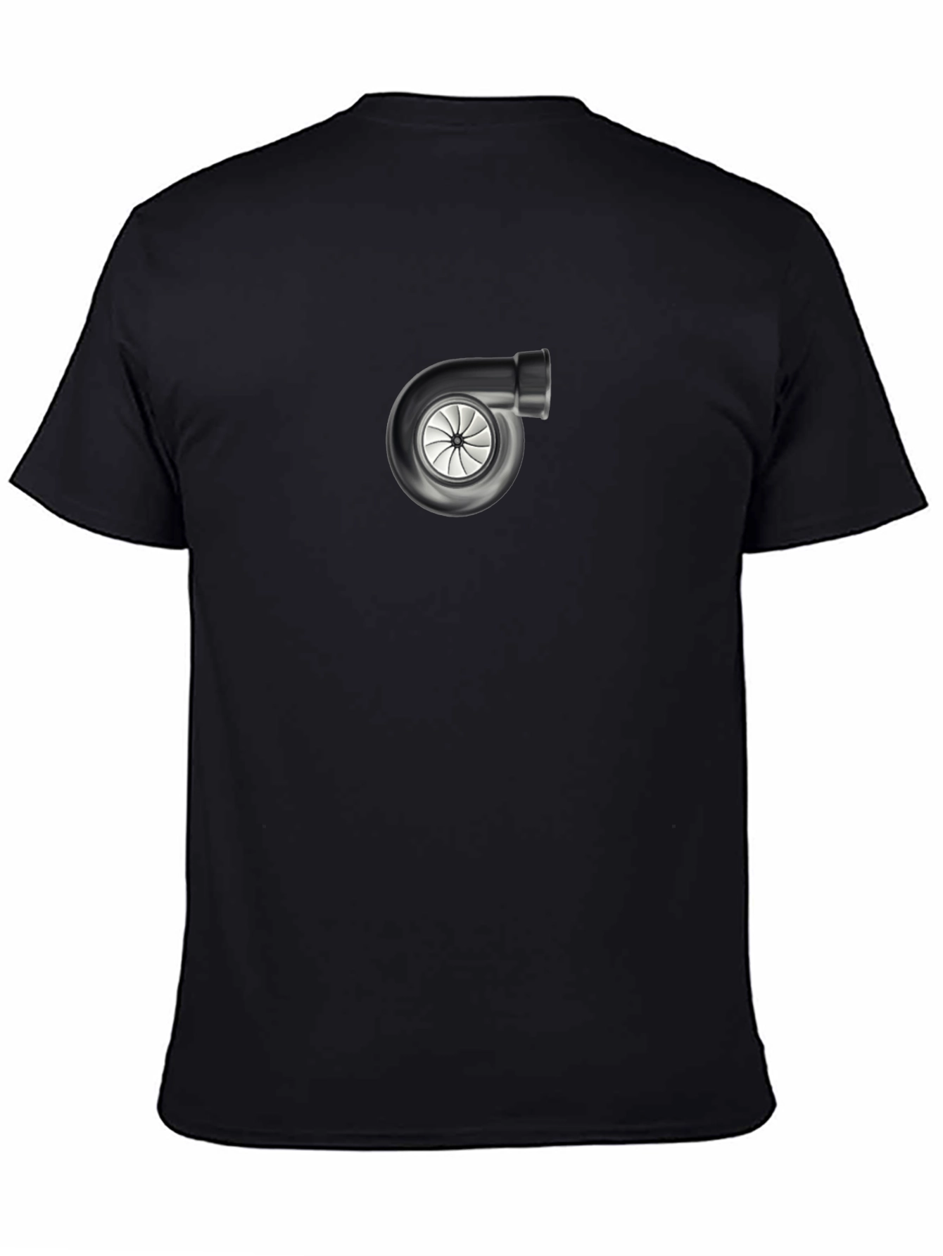 Turbocharged Style: Black Graphic Tee