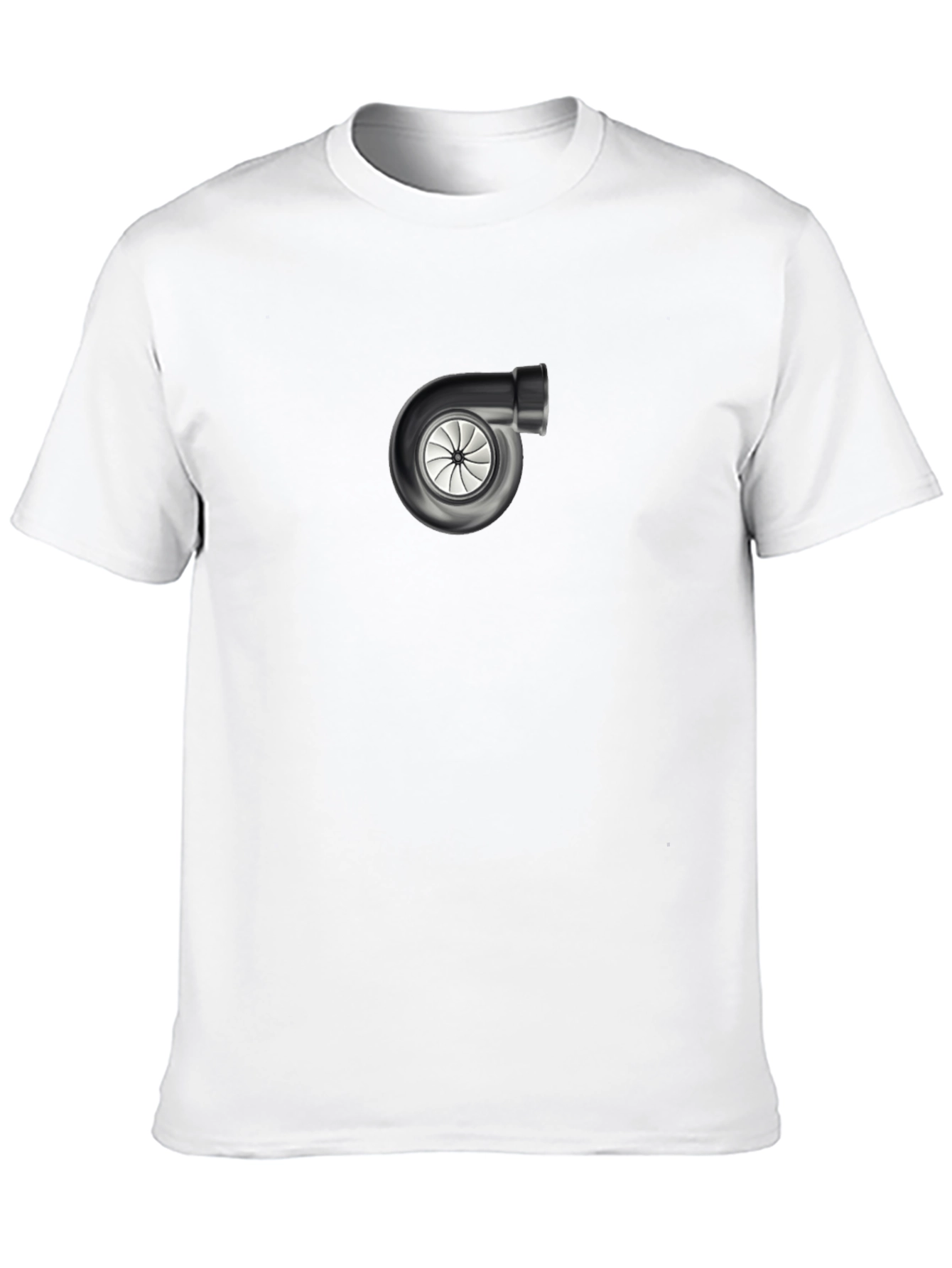 Turbocharged Style: Black Graphic Tee