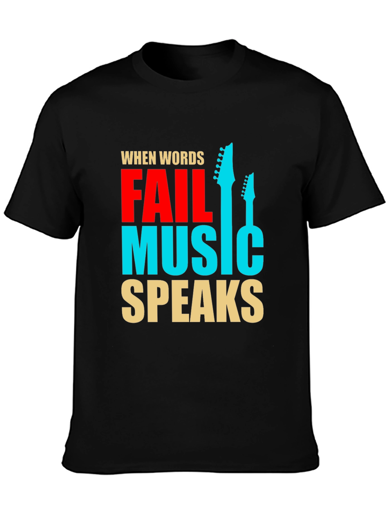 Music Speaks Graphic Tee